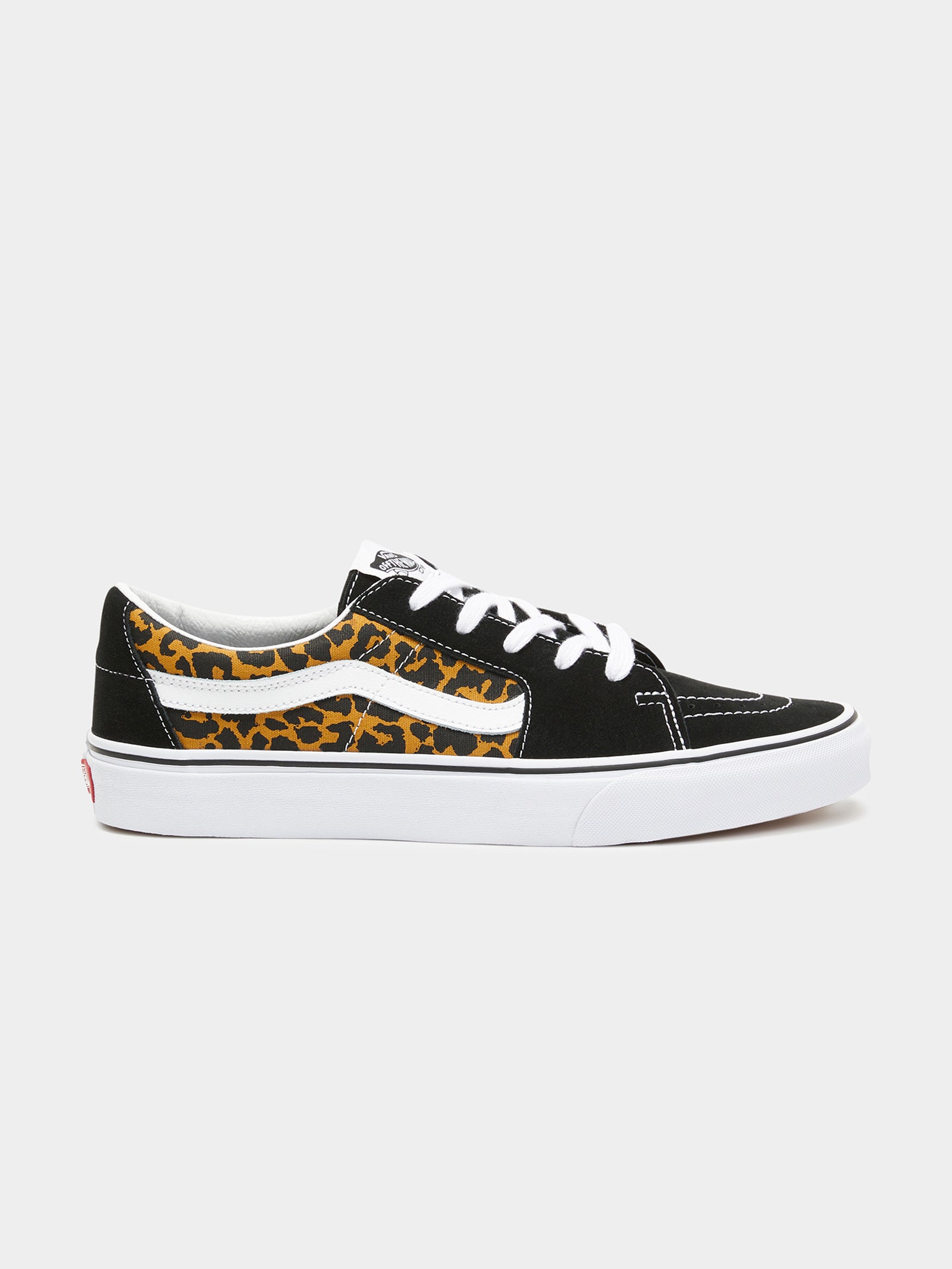 Unisex Sk8 Low Sneakers in Leopard Black & White