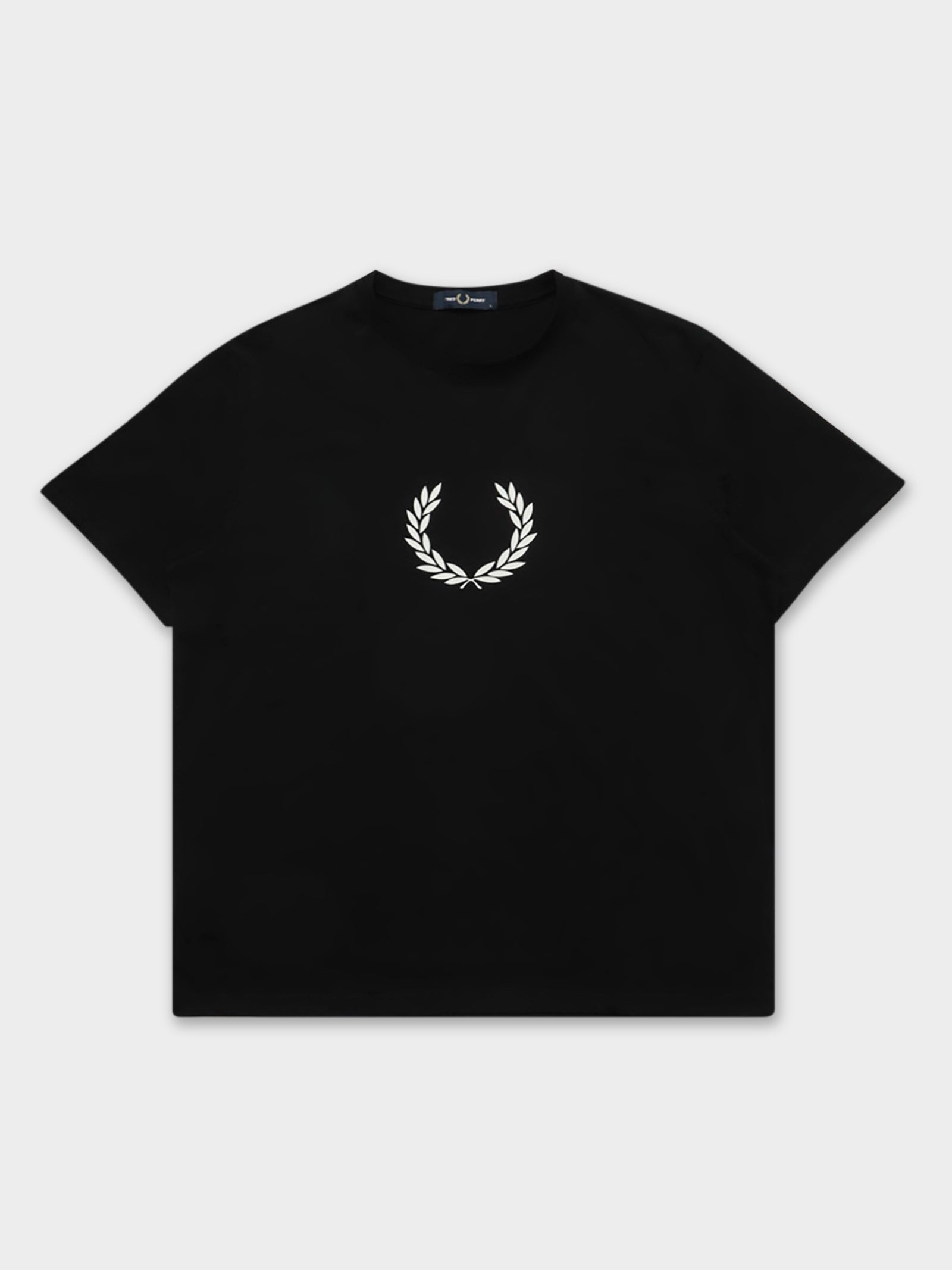 Laurel Wreath Graphic T-Shirt in Black & White