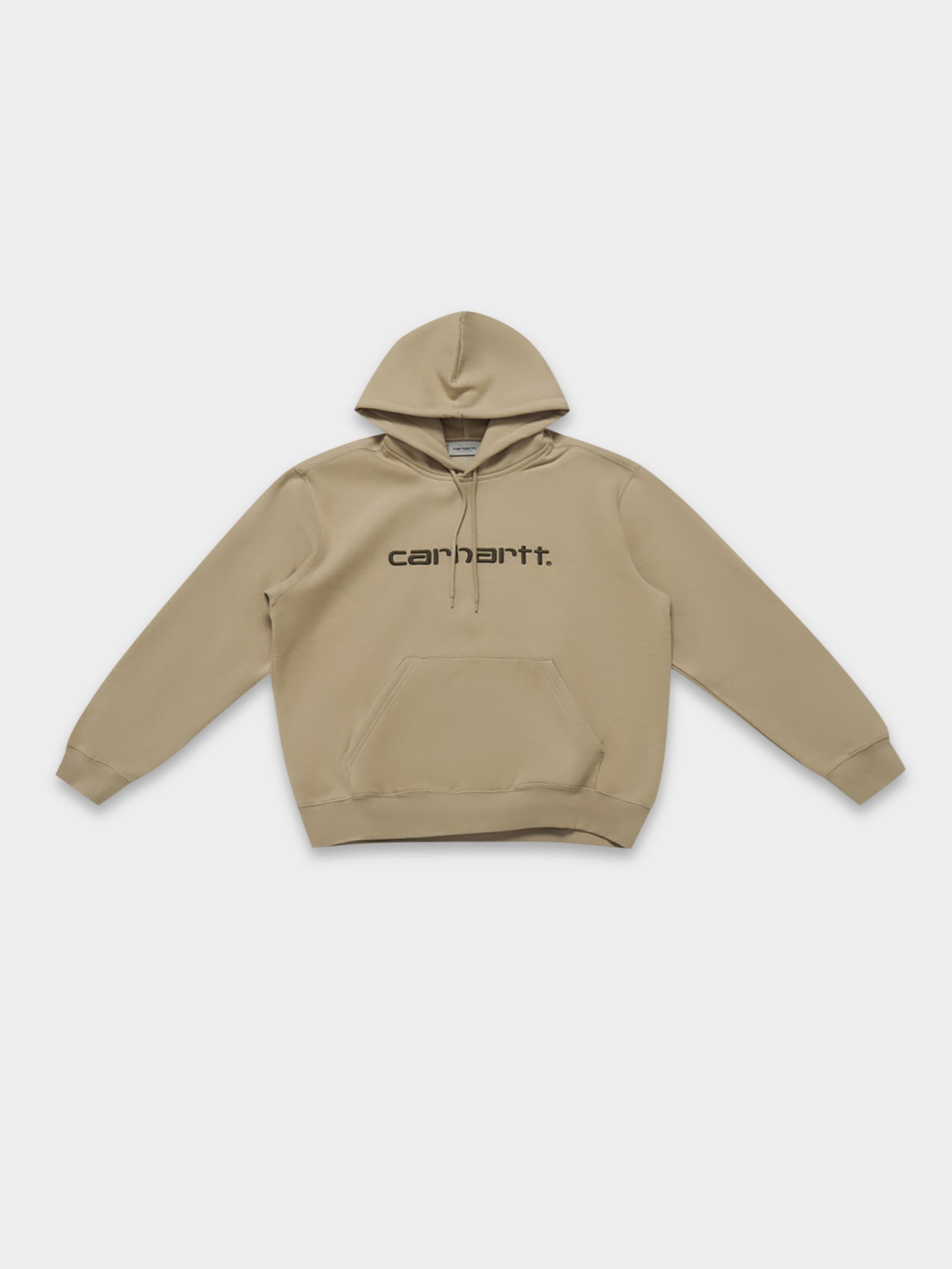 Hooded Carhartt Sweatshirt in Wall Cypress Tan