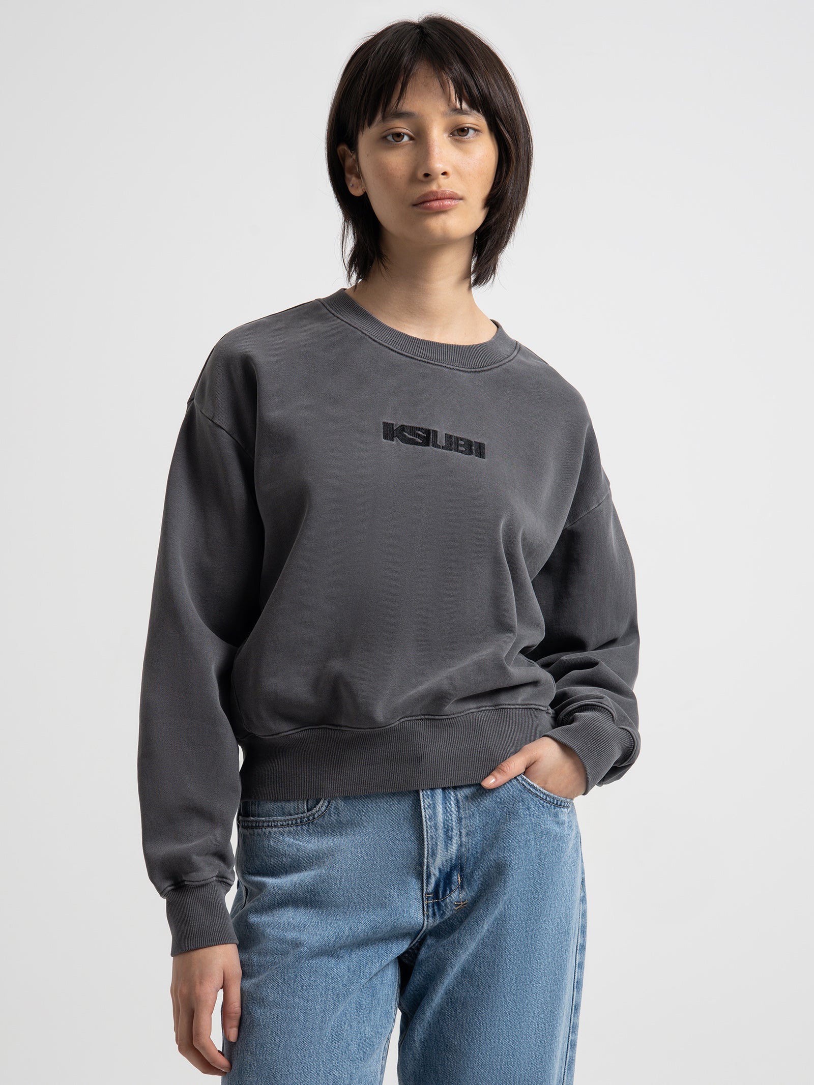 Sott Klassic Crew Sweat in Cinder