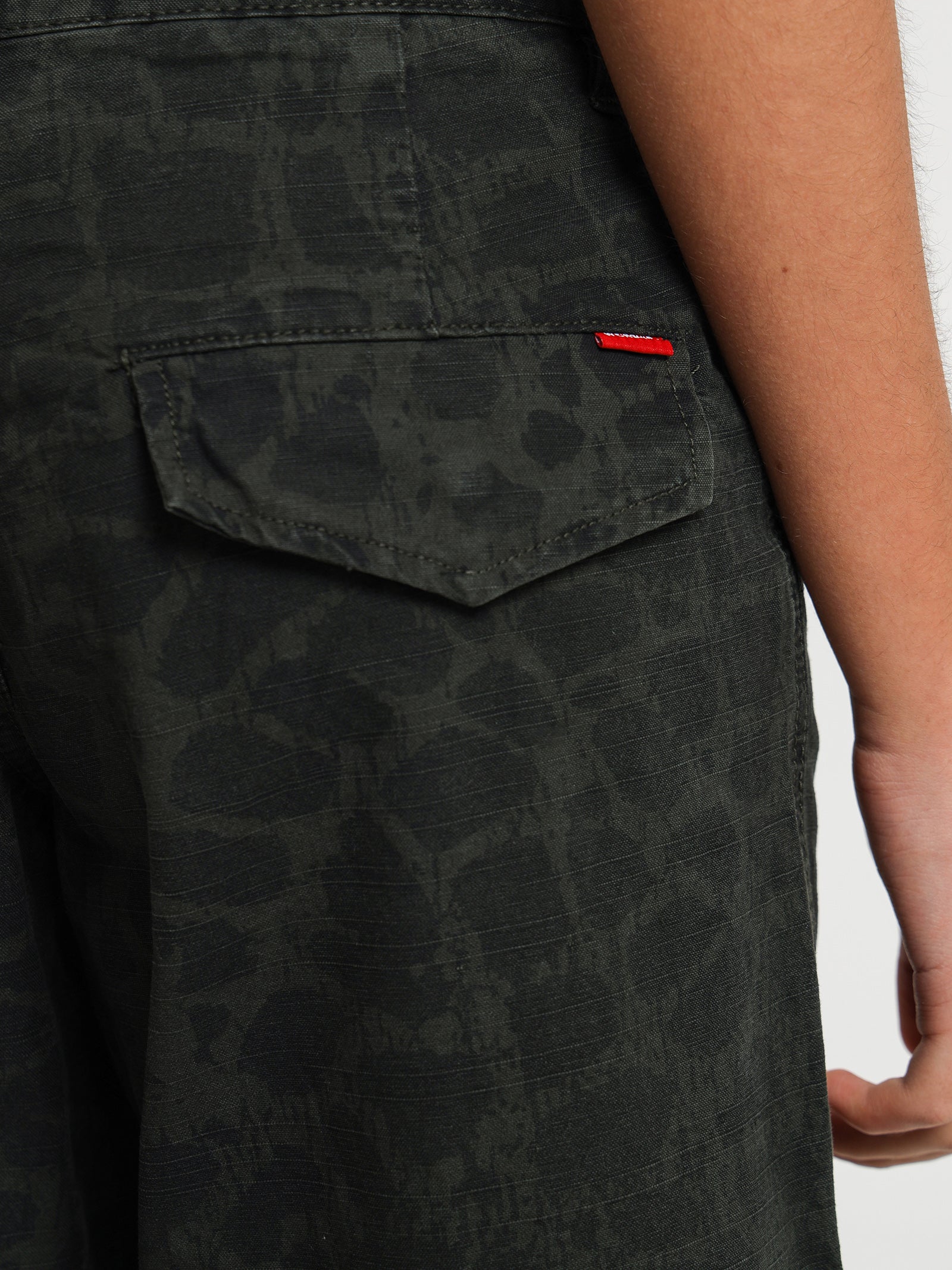 Unhallowed Zip Off Cargo Pants in Caviar