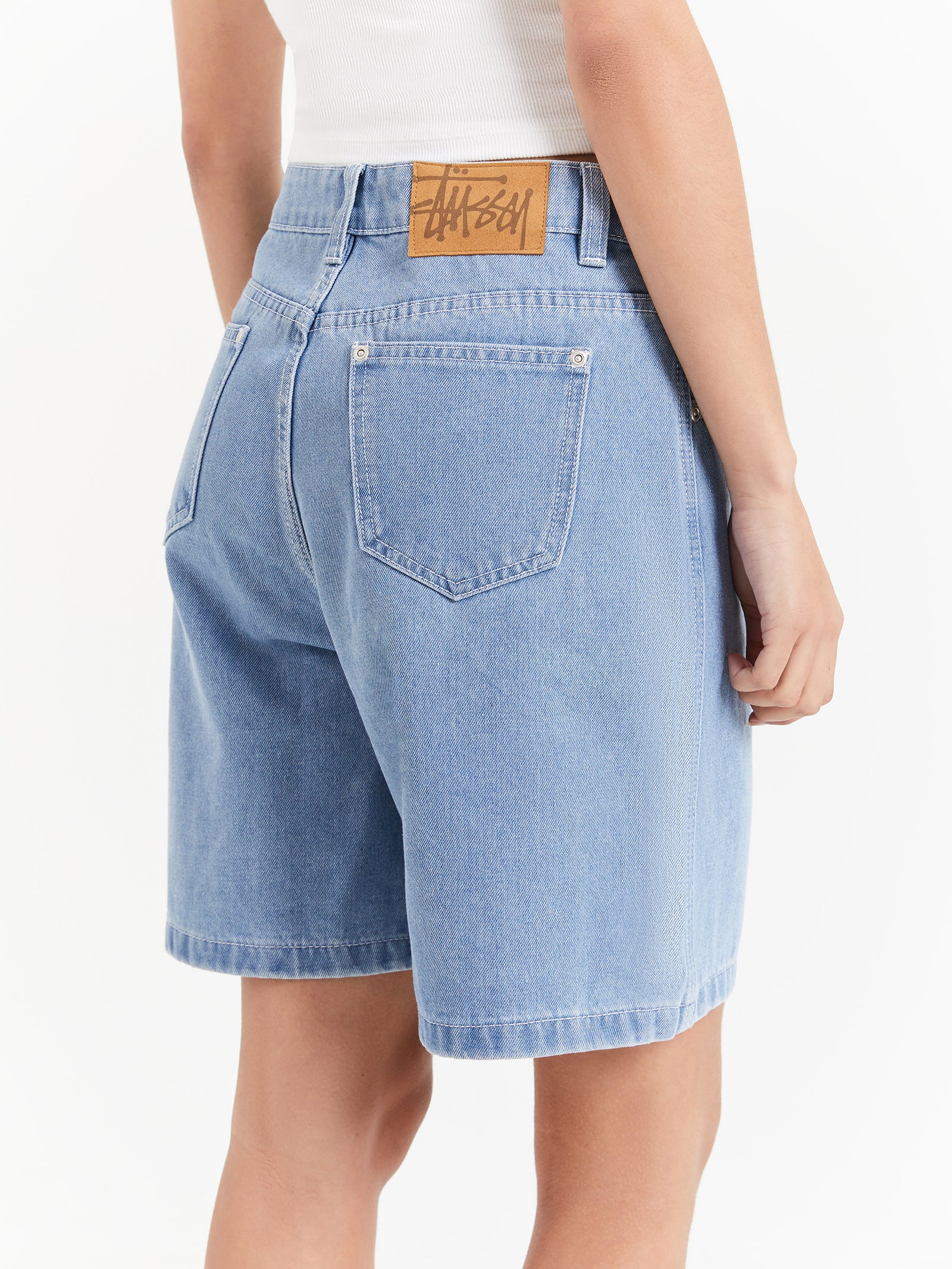 Big Ol' Shorts in Mid Blue Denim