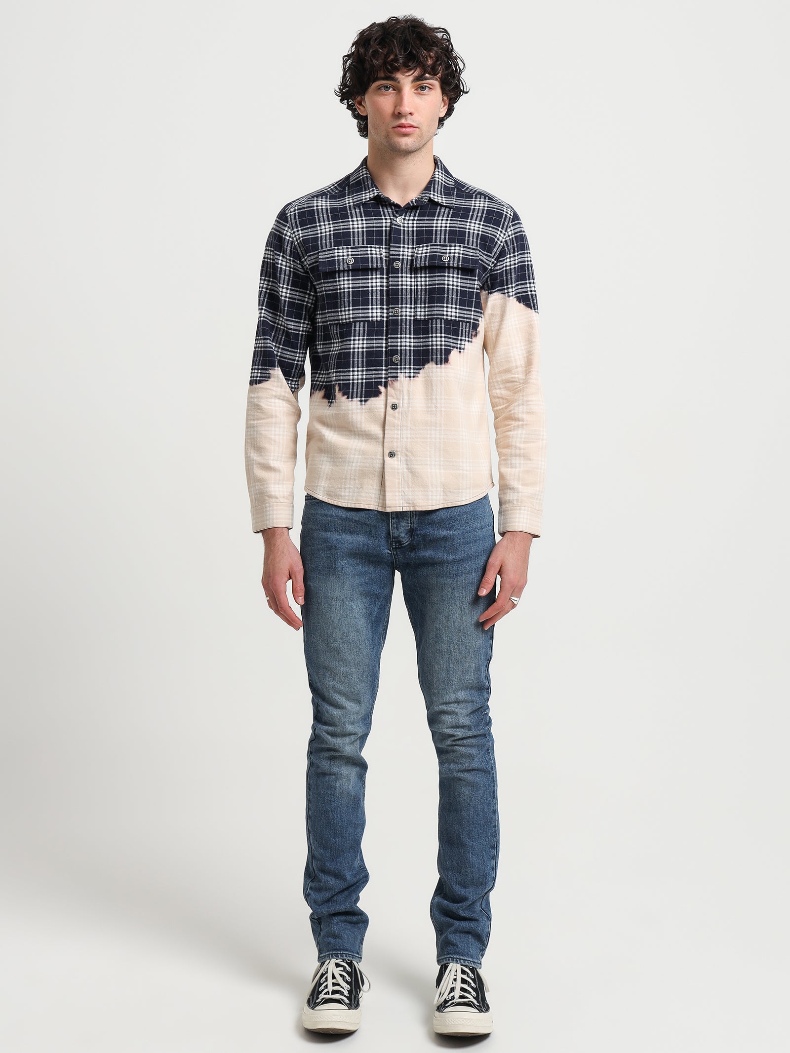 Paradox Long Sleeve Shirt in Denim