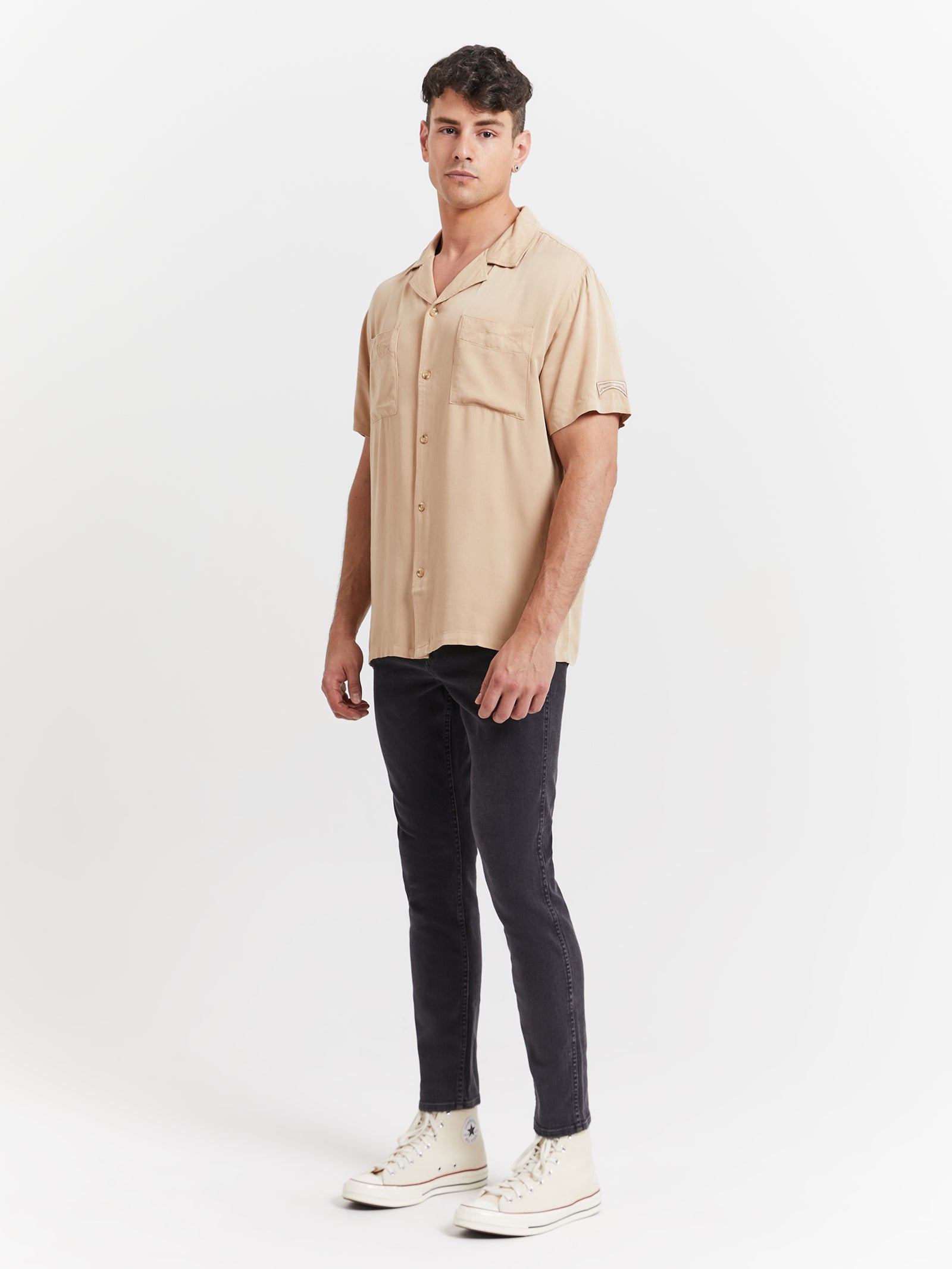 Midtown Shirt in Beige