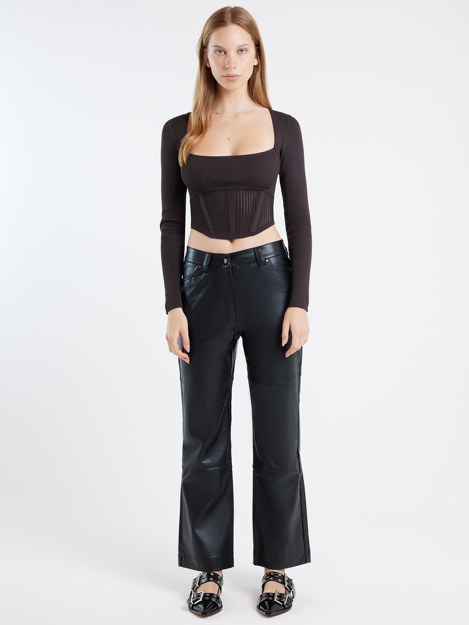 Nali Faux Leather Pants