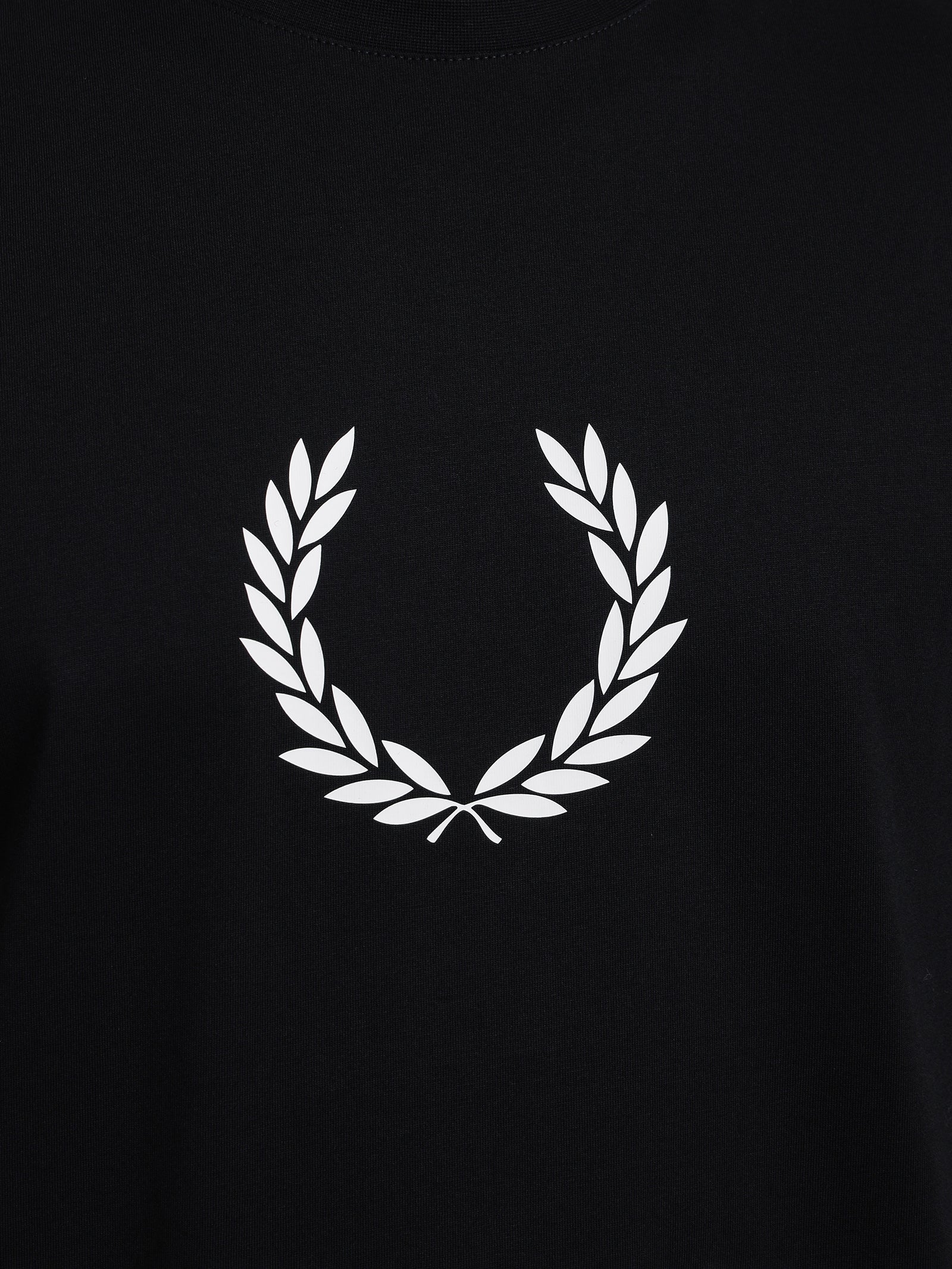 Laurel Wreath Graphic T-Shirt in Black & White