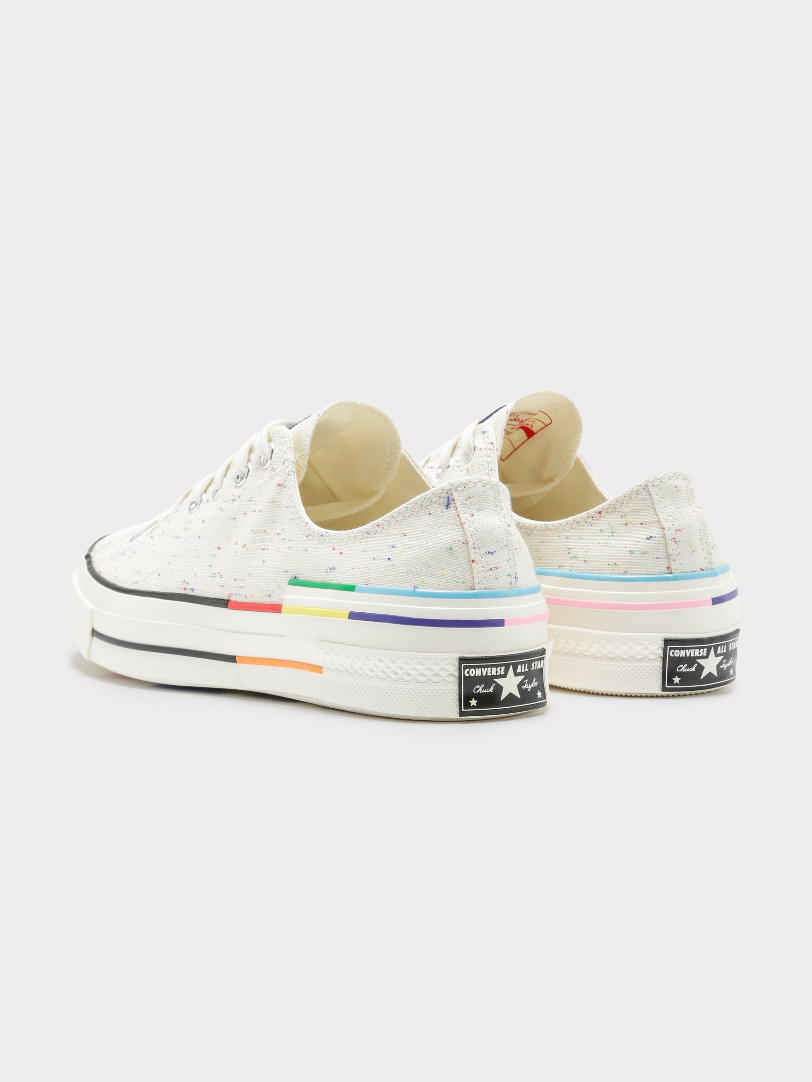 Unisex Chuck 70 Pride Low Sneakers in Rainbow