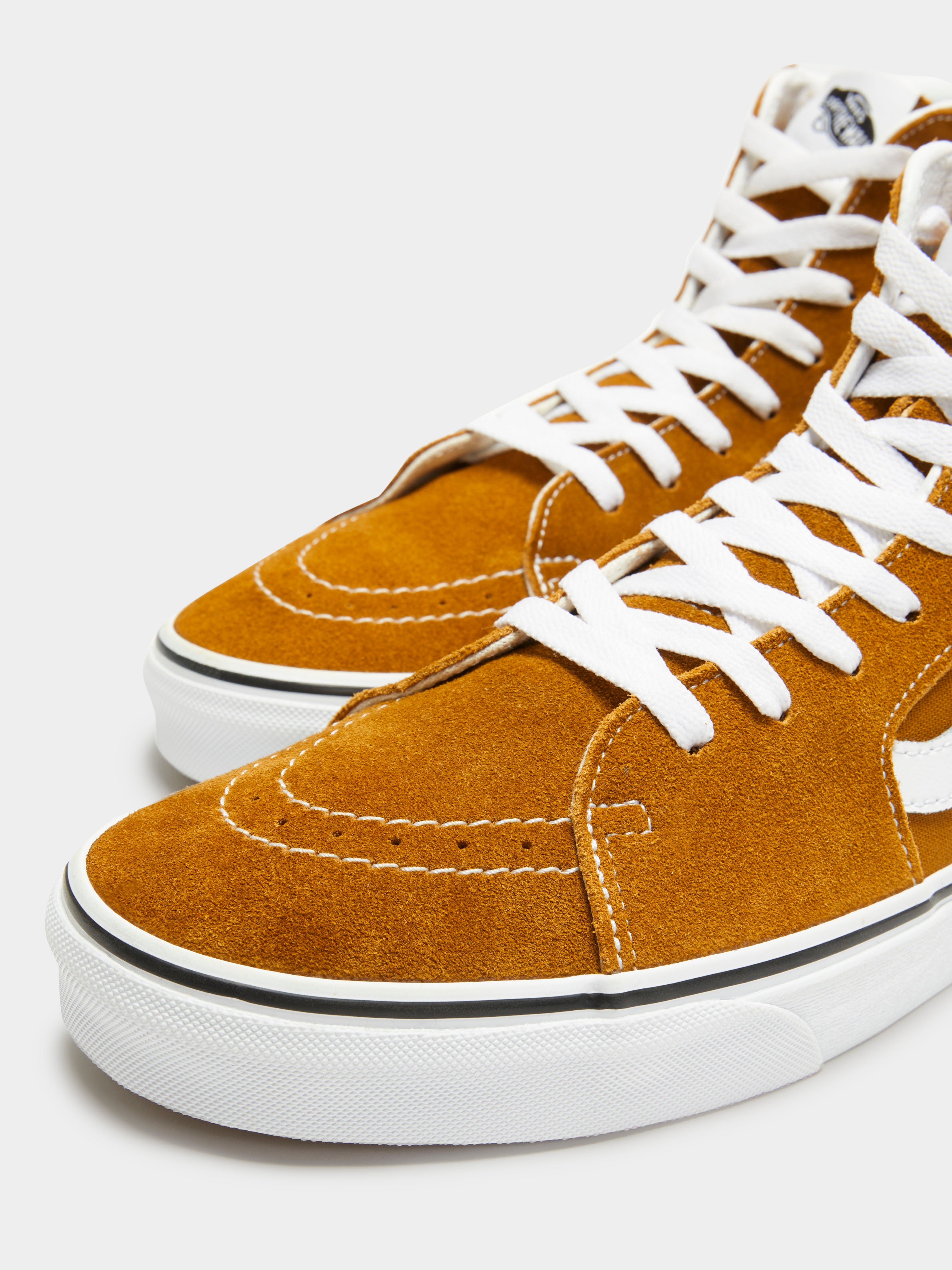 Unisex Sk8 High Colour Theory Sneakers in Golden Brown