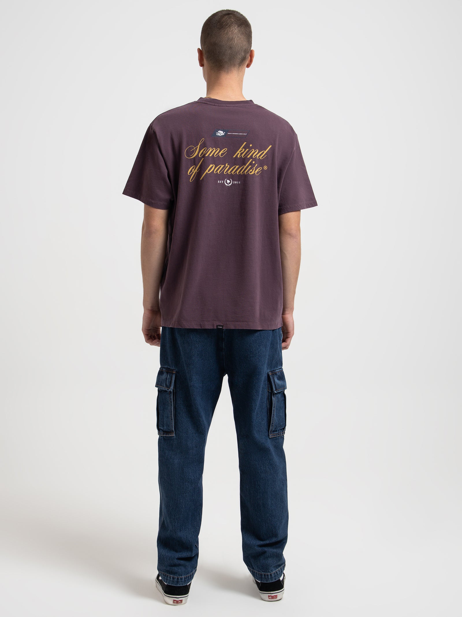 Superior Merch Fit T-Shirt in Raisin