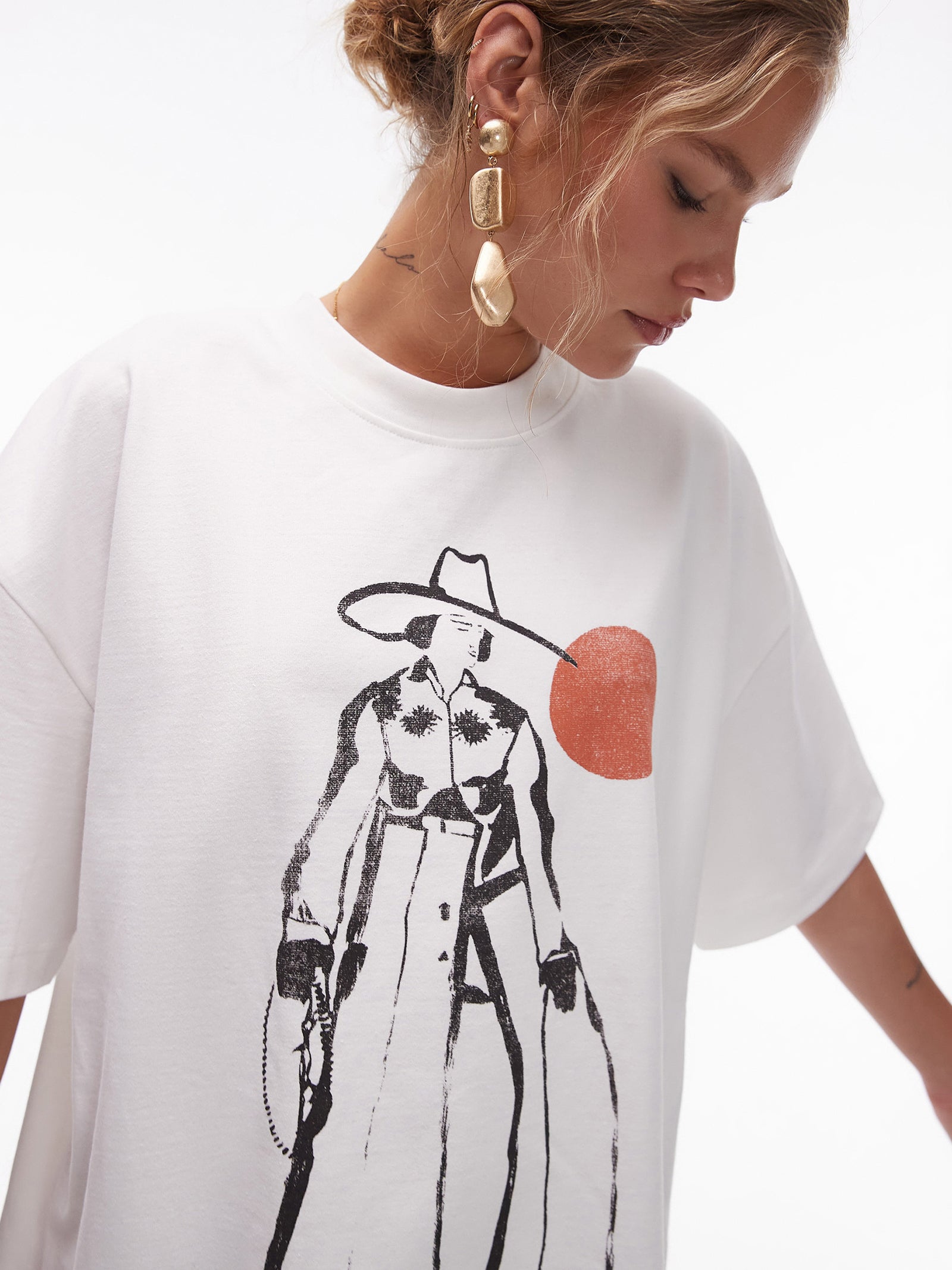 Premium Graphic Ranch Girl Tee