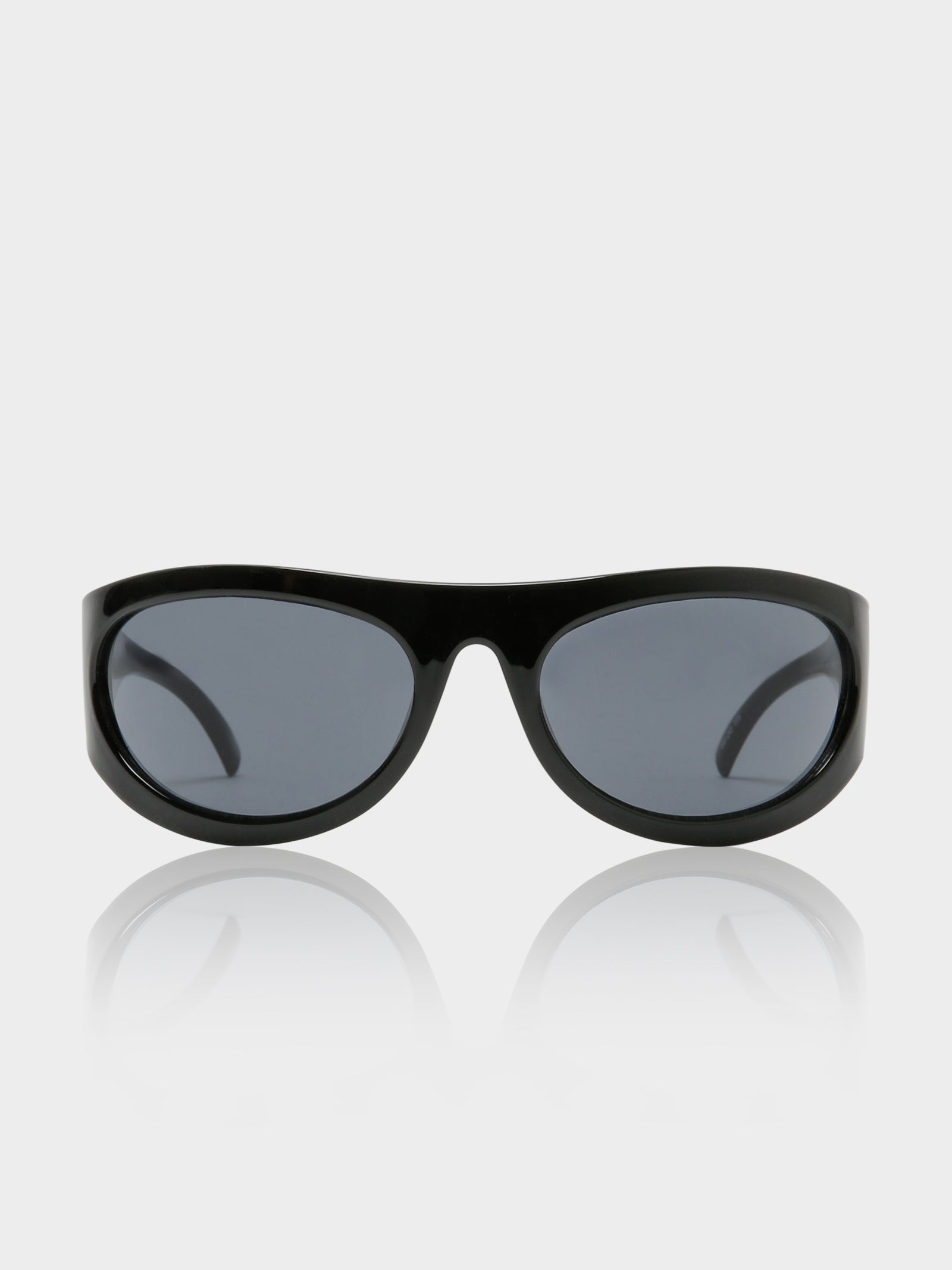 Trash Trix Sunglasses in Black Smoke