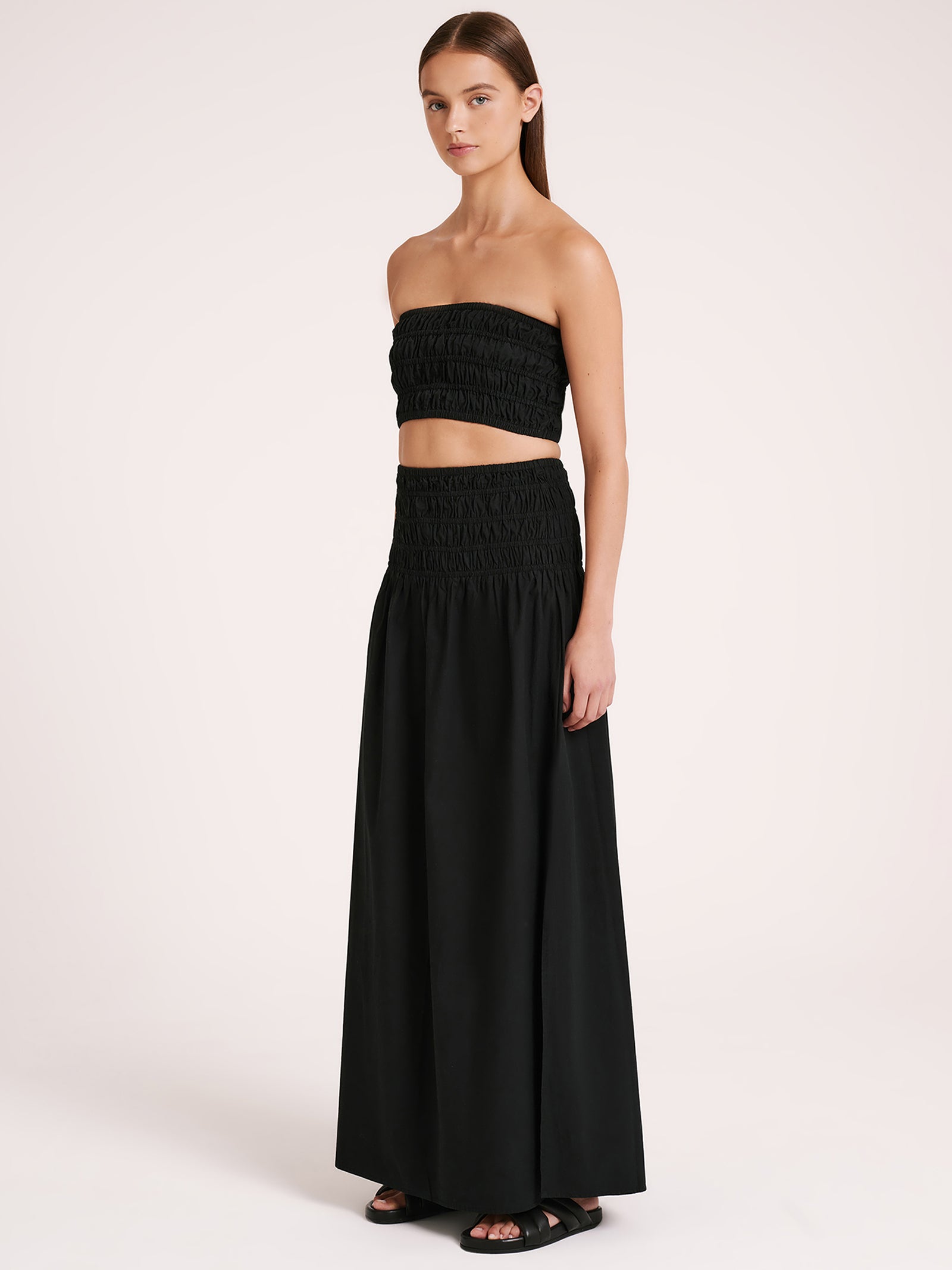 Oasis Poplin Bodice in Black