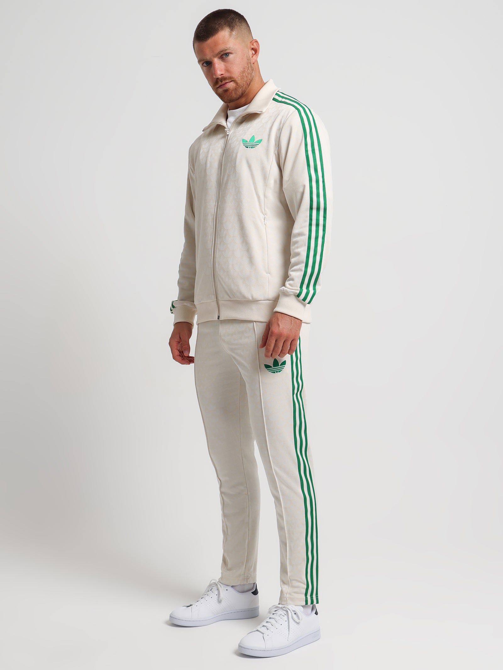 Poly Trackpants in White