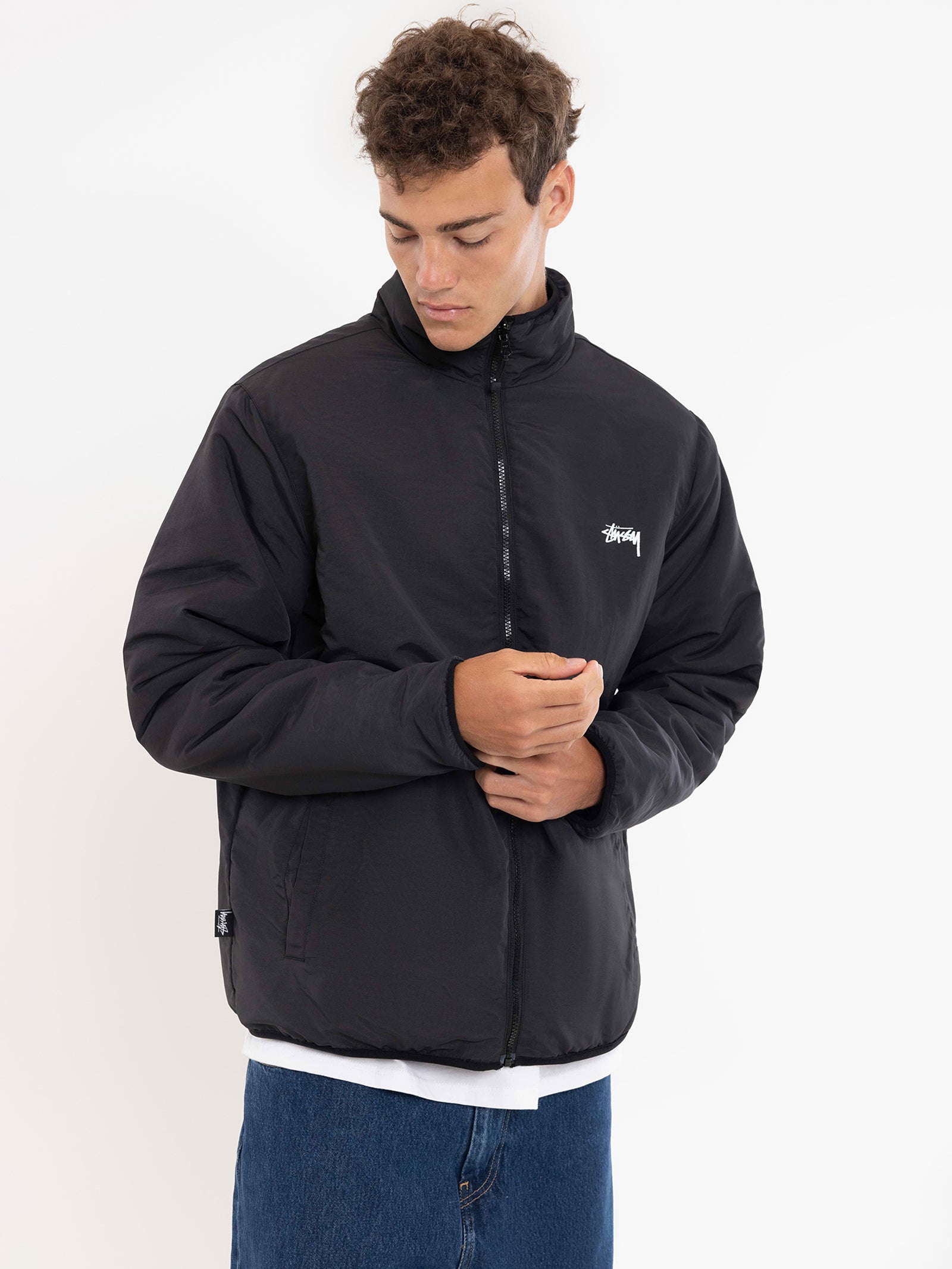 Reversible Stock Sherpa Jacket