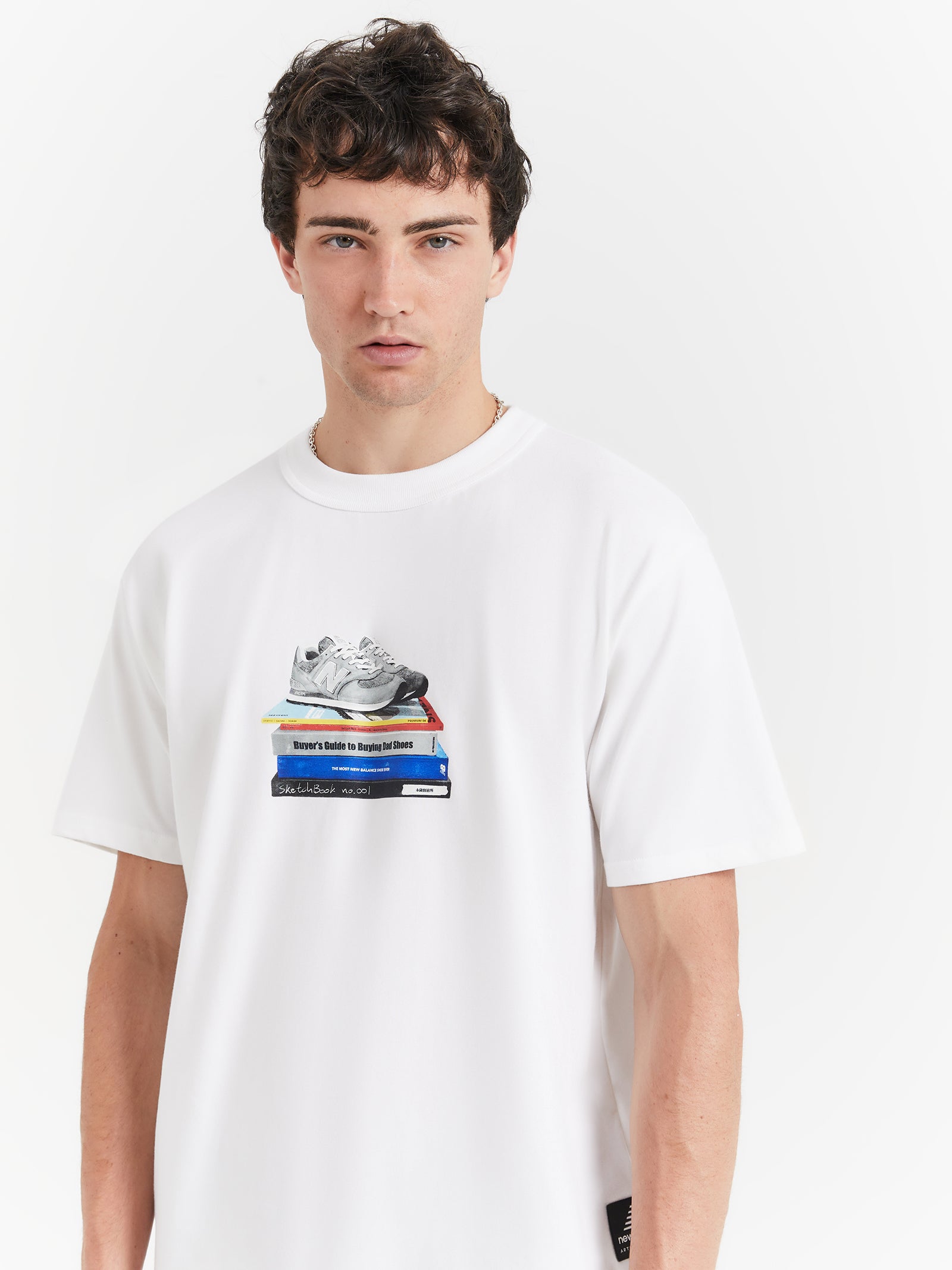 Athletics Wesley Shan Literature T-Shirt in White