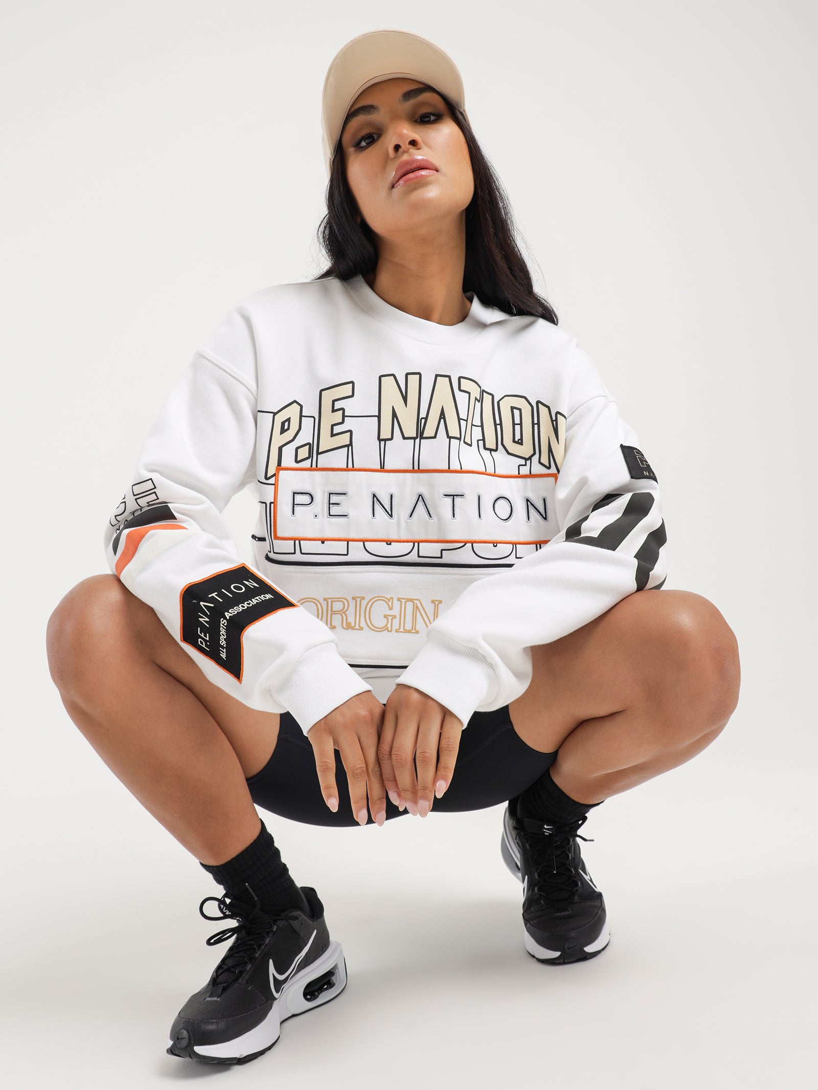 Defending Champion Sweater in Optic White