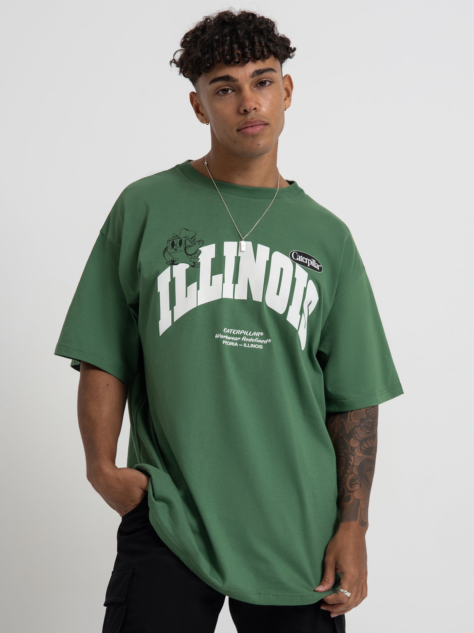 Illinois T-Shirt in Juniper Green