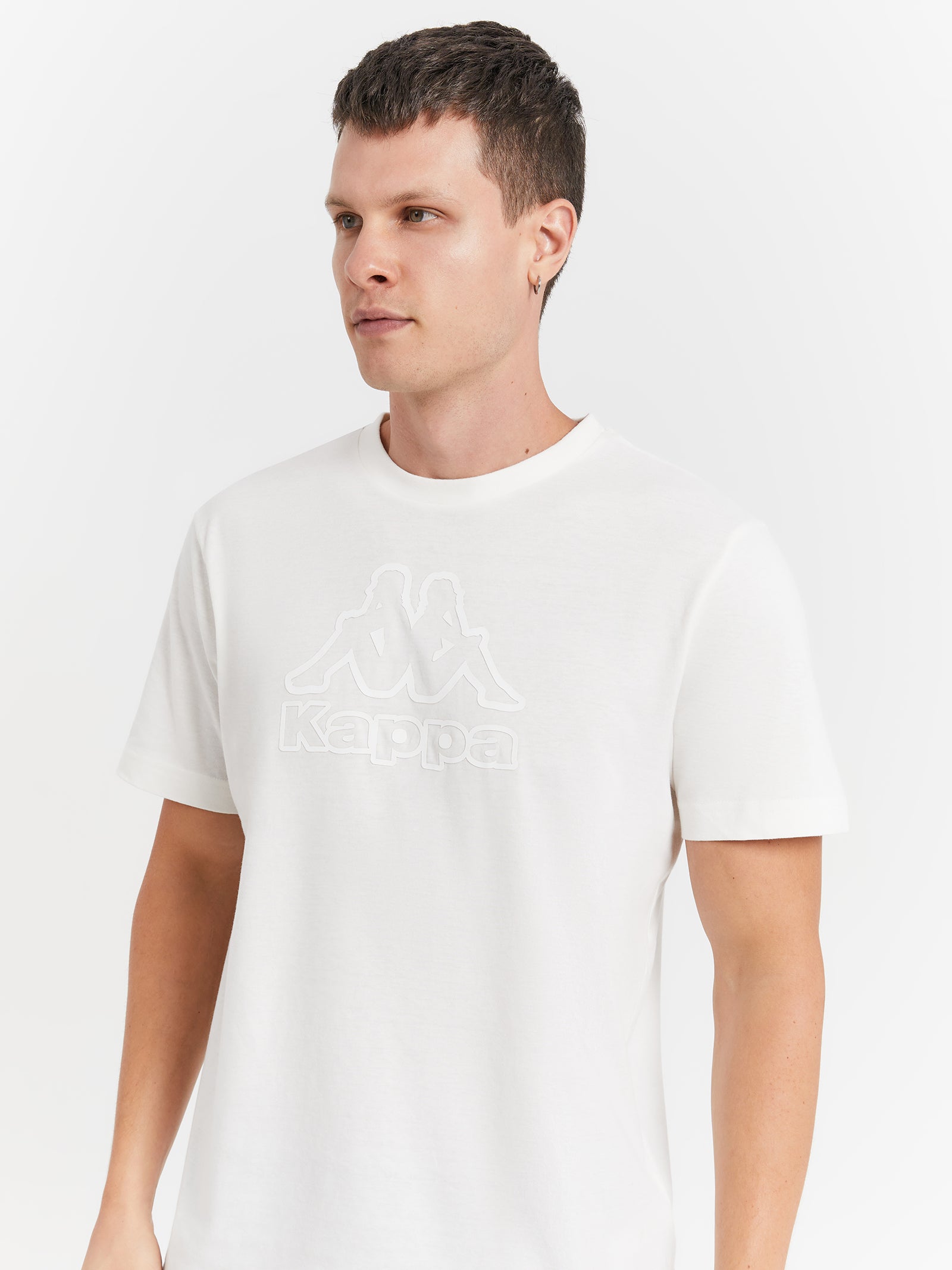 Logo Darto T-Shirt in Off White