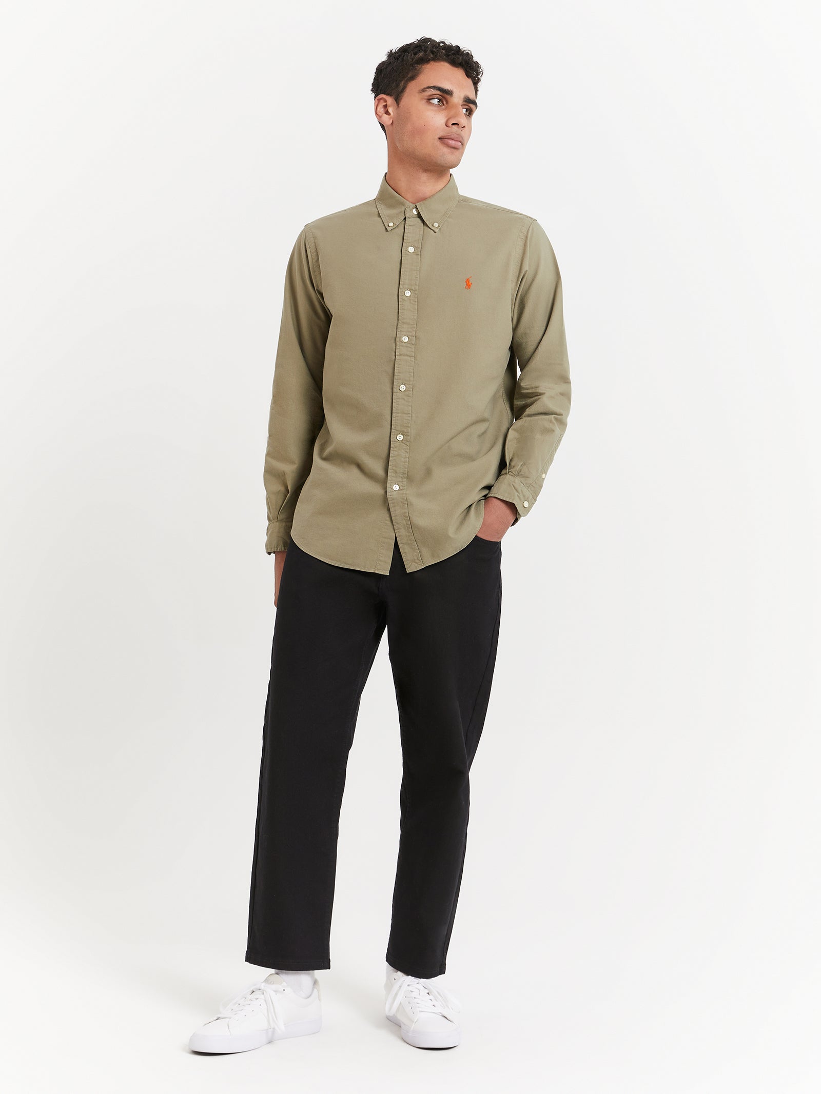 40/1 GD Oxford Shirt in Sage