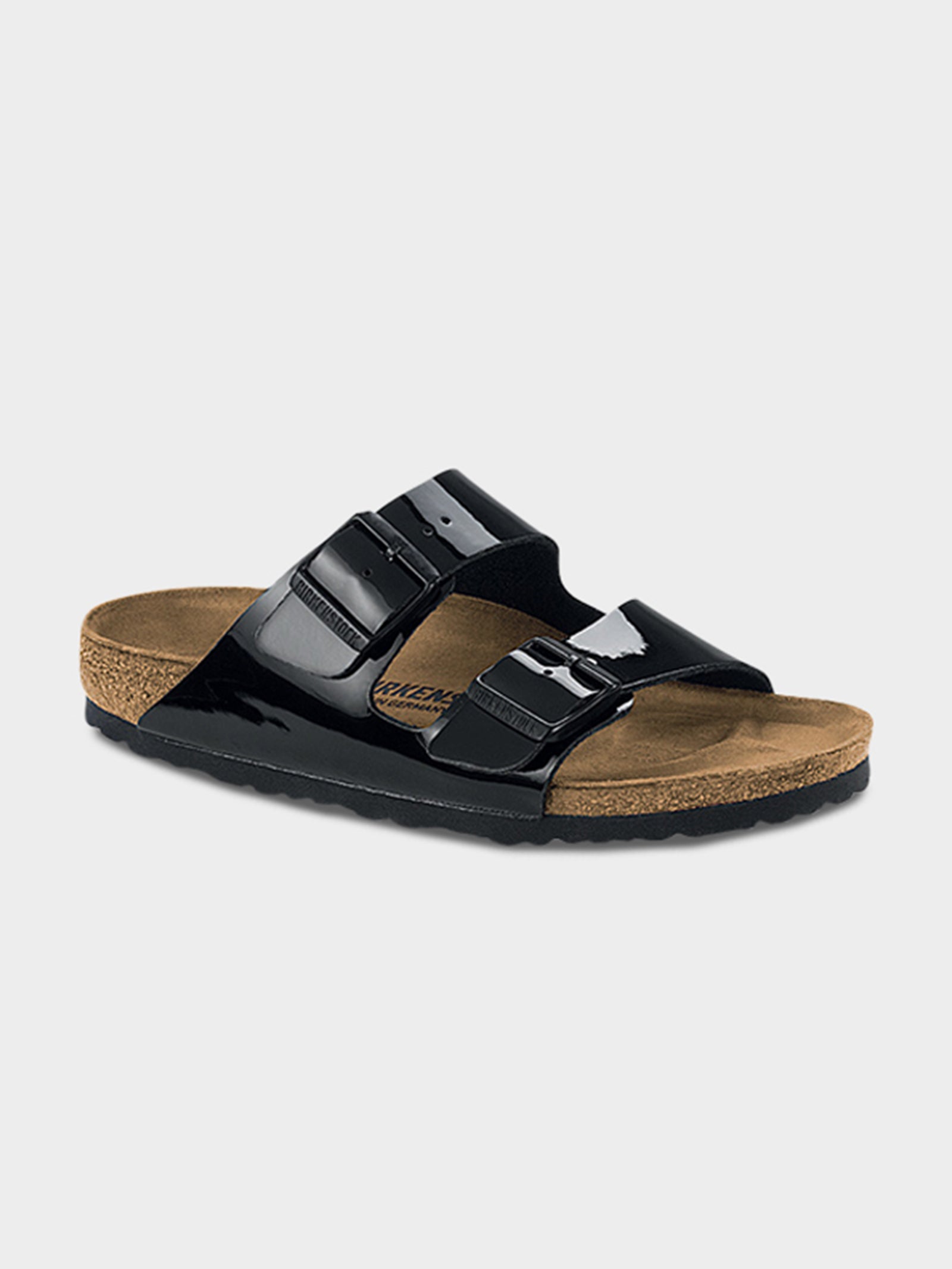 Unisex Arizona Patent Black Birko-Flor Regular