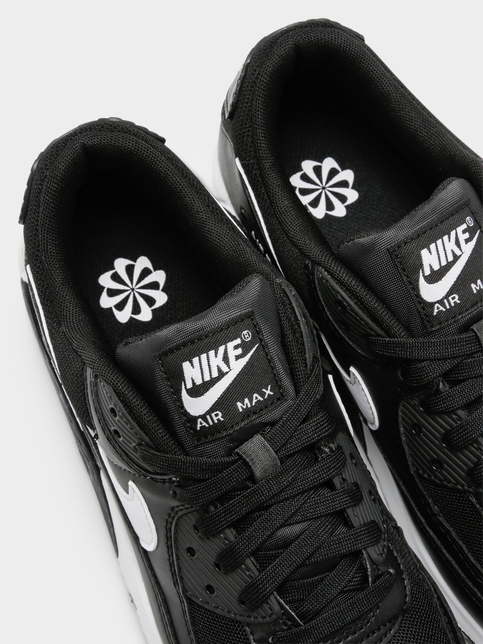 Womens Air Max 90 Sneakers in Black & White