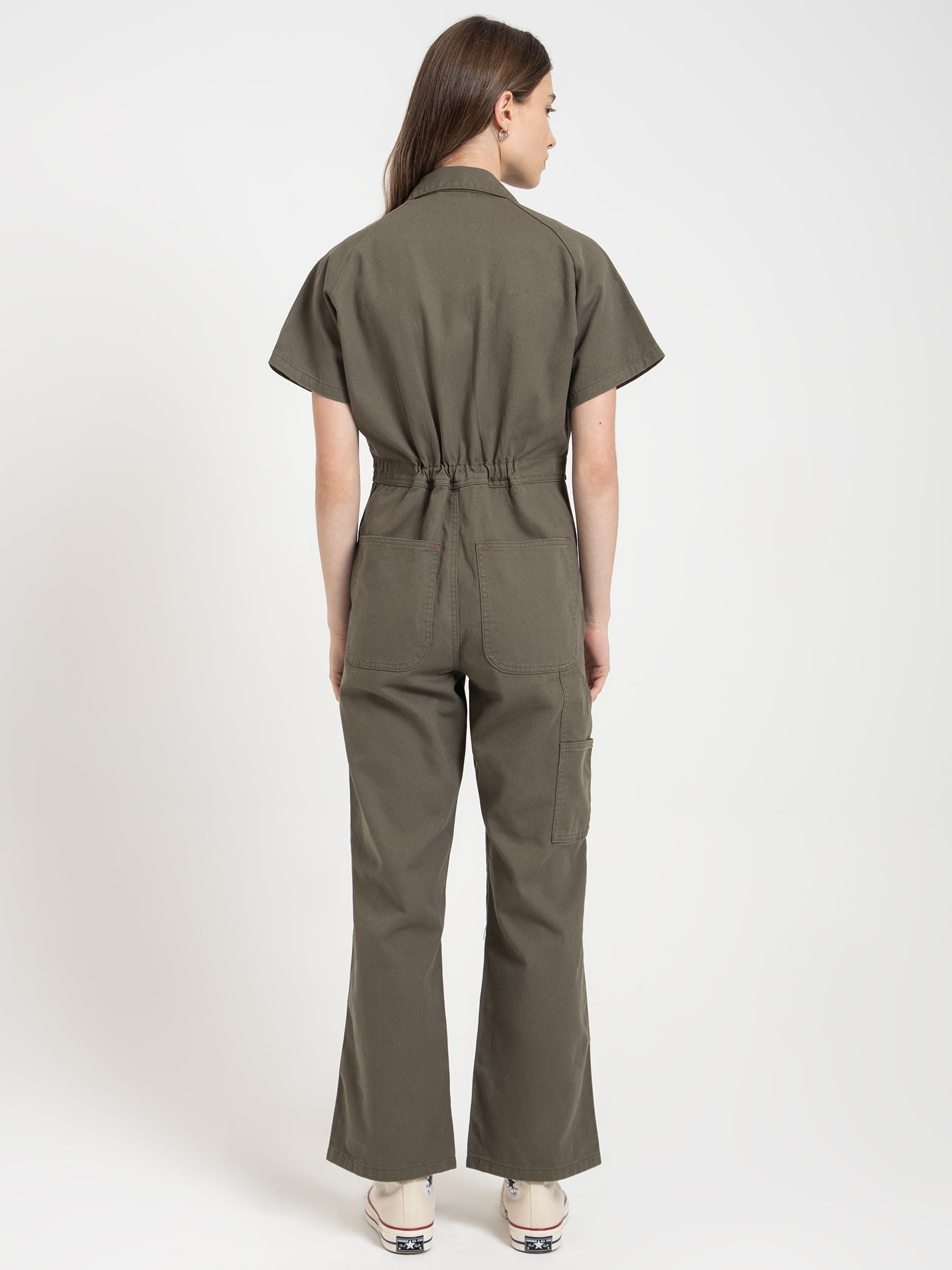 Hard Yakka Coveralls in Army Green