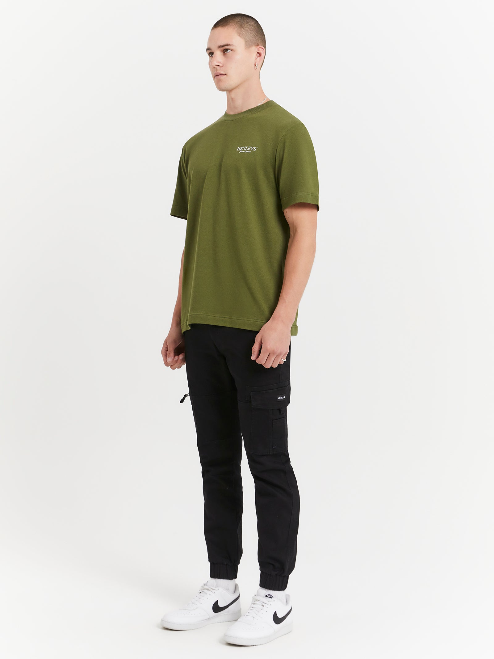 Crest T-Shirt in Khaki