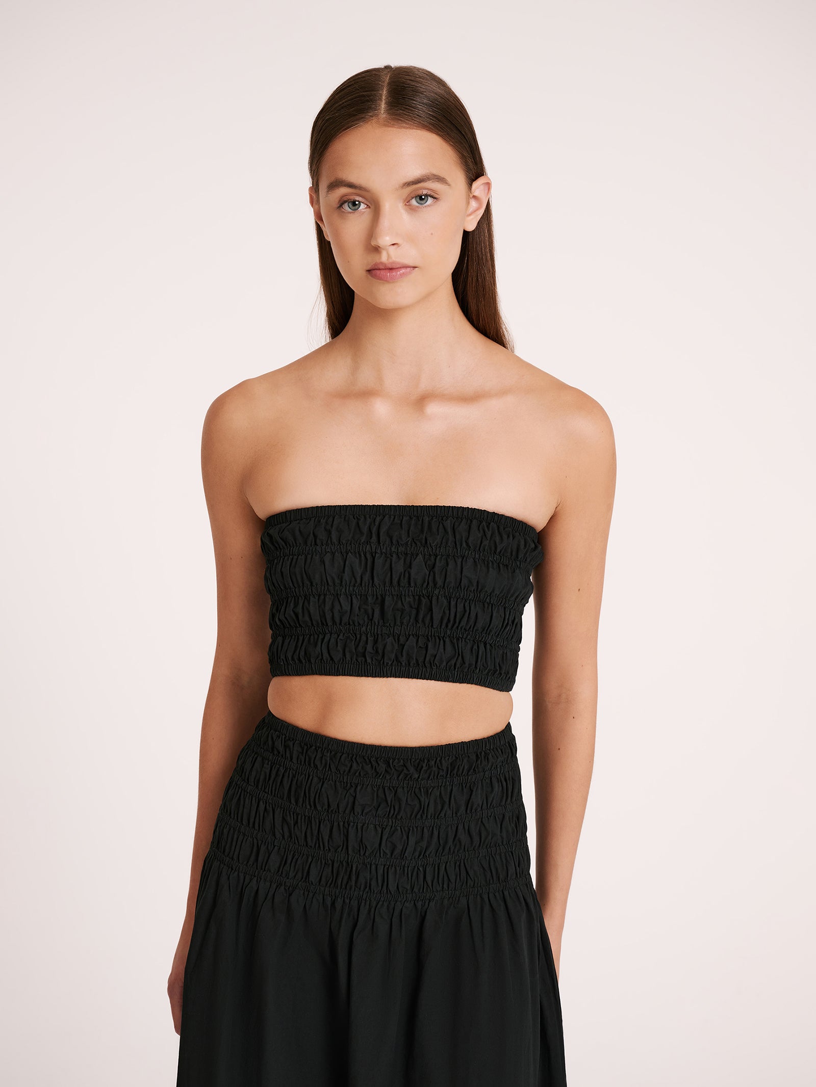 Oasis Poplin Bodice in Black