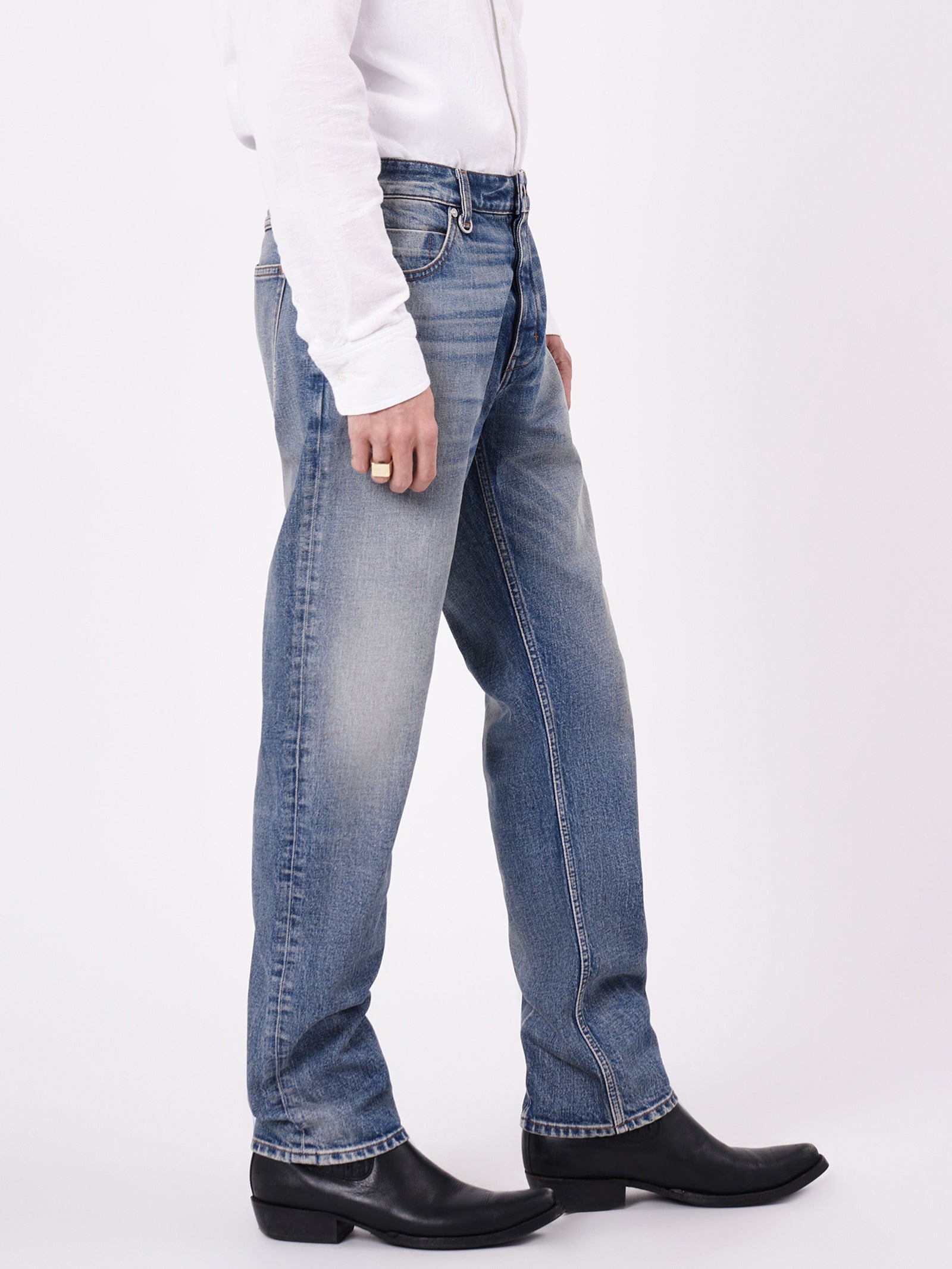 Ray Straight Reflection Jeans