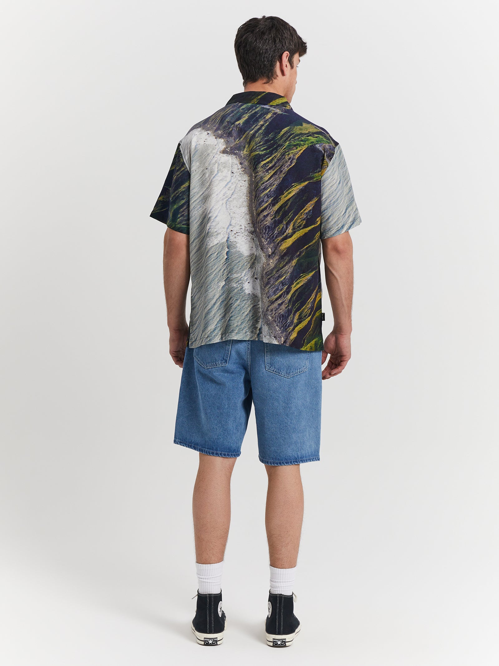 Coastline Short Sleeve Shirt in Coastline Green