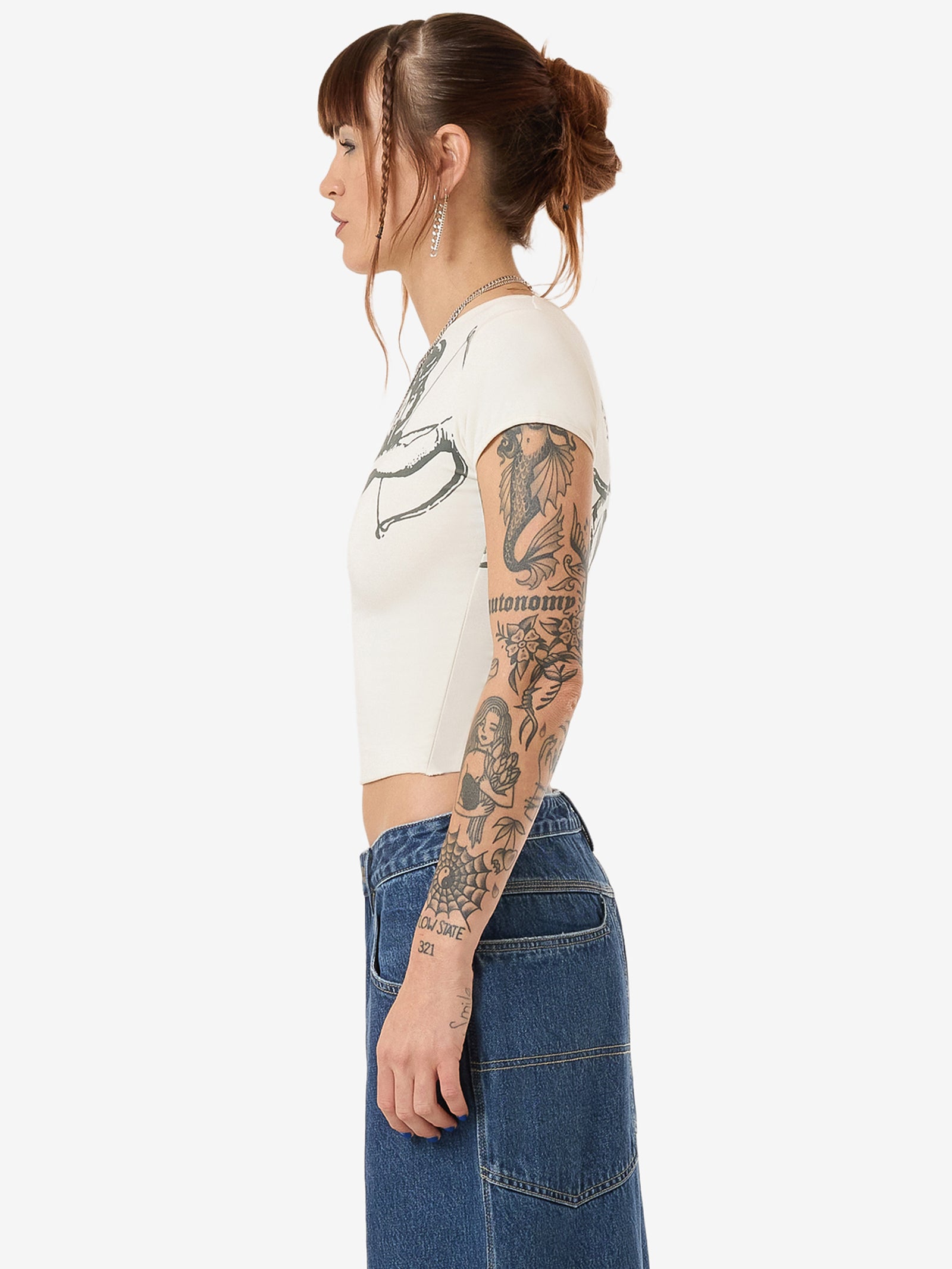 Cherub Cap Sleeve Top