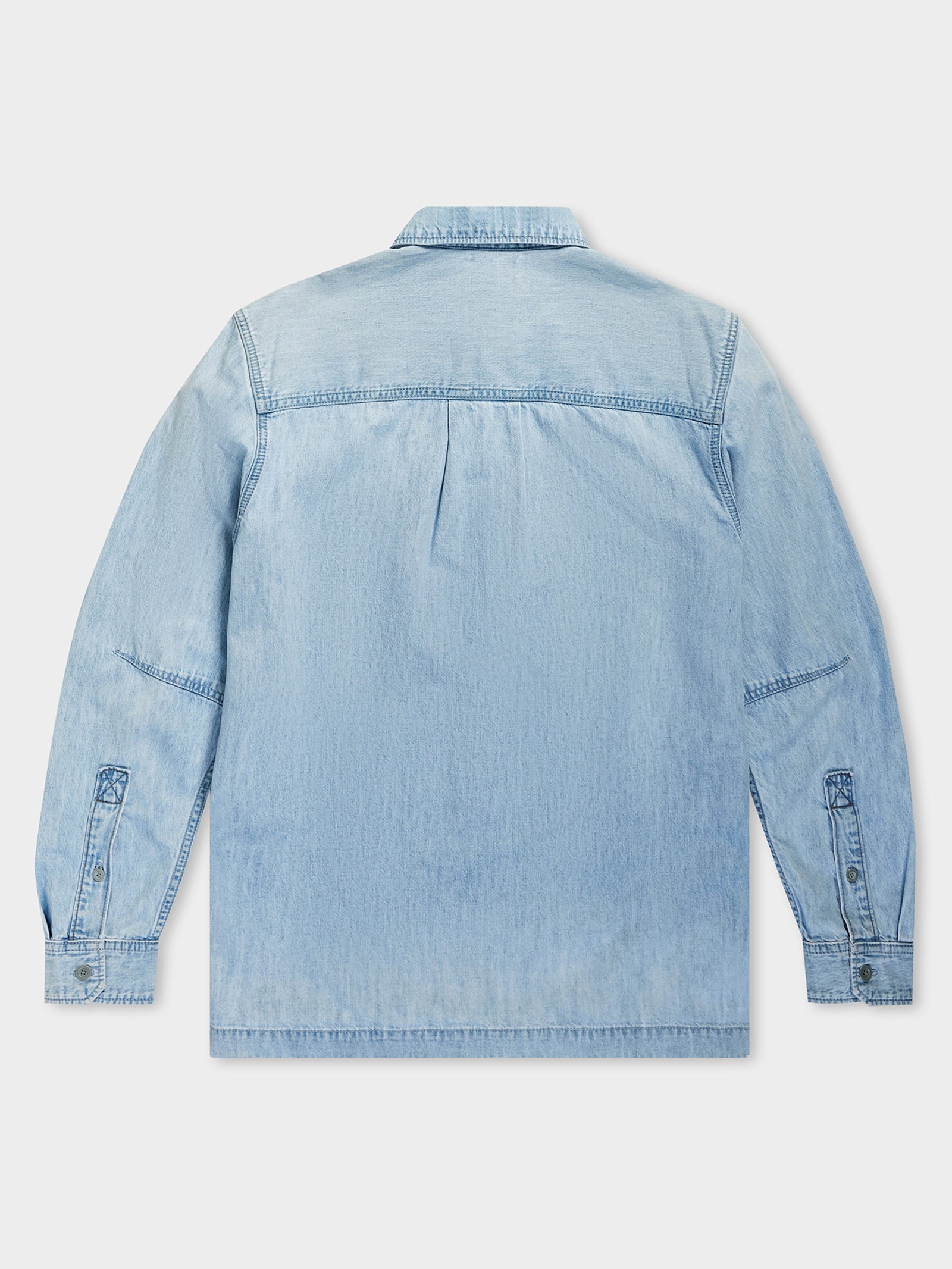 1-Pocket Regular Denim Shirt