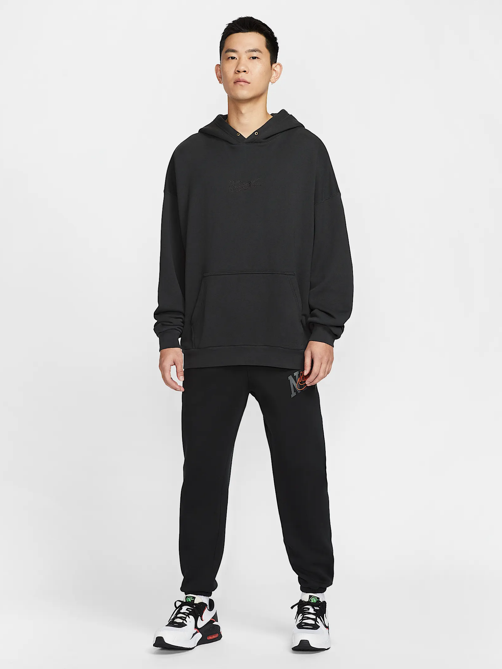 Oversized French Terry Pullover Hoodie