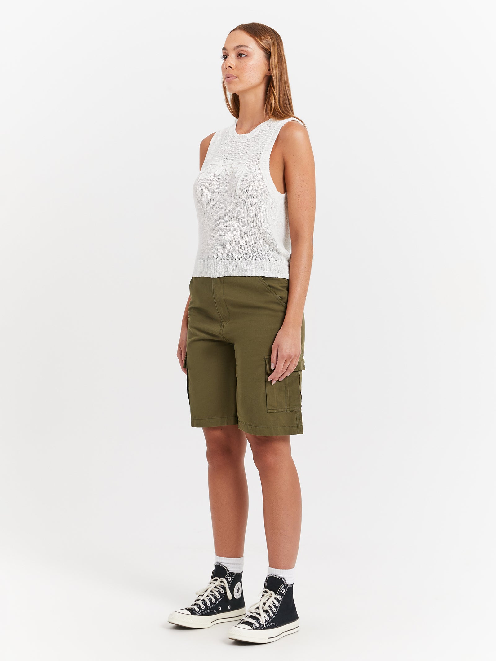 Surplus Cargo Shorts in Olive