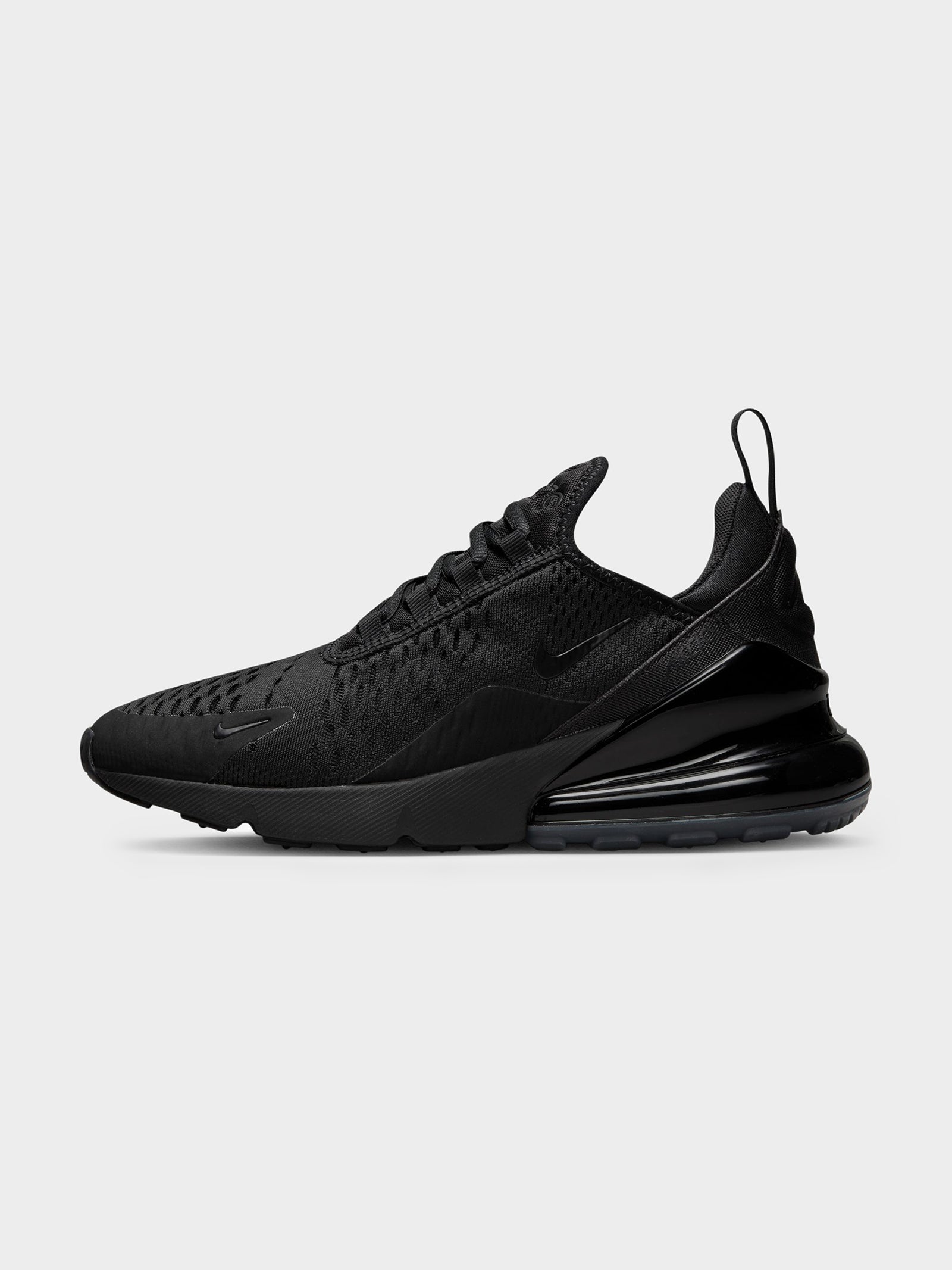 Womens Nike Air Max 270 Sneakers in Black/Black