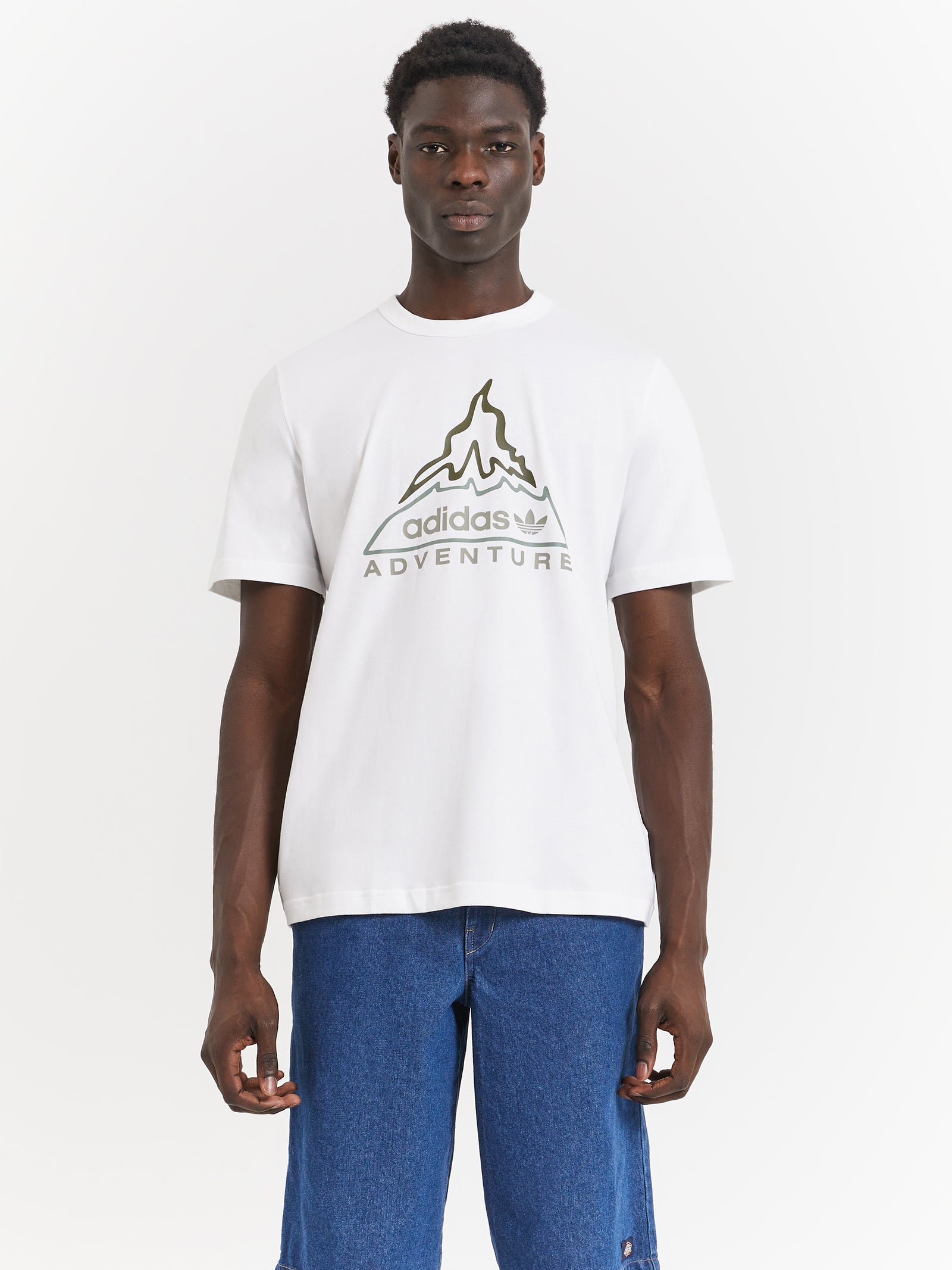 Adventure Volcano T-Shirt in White