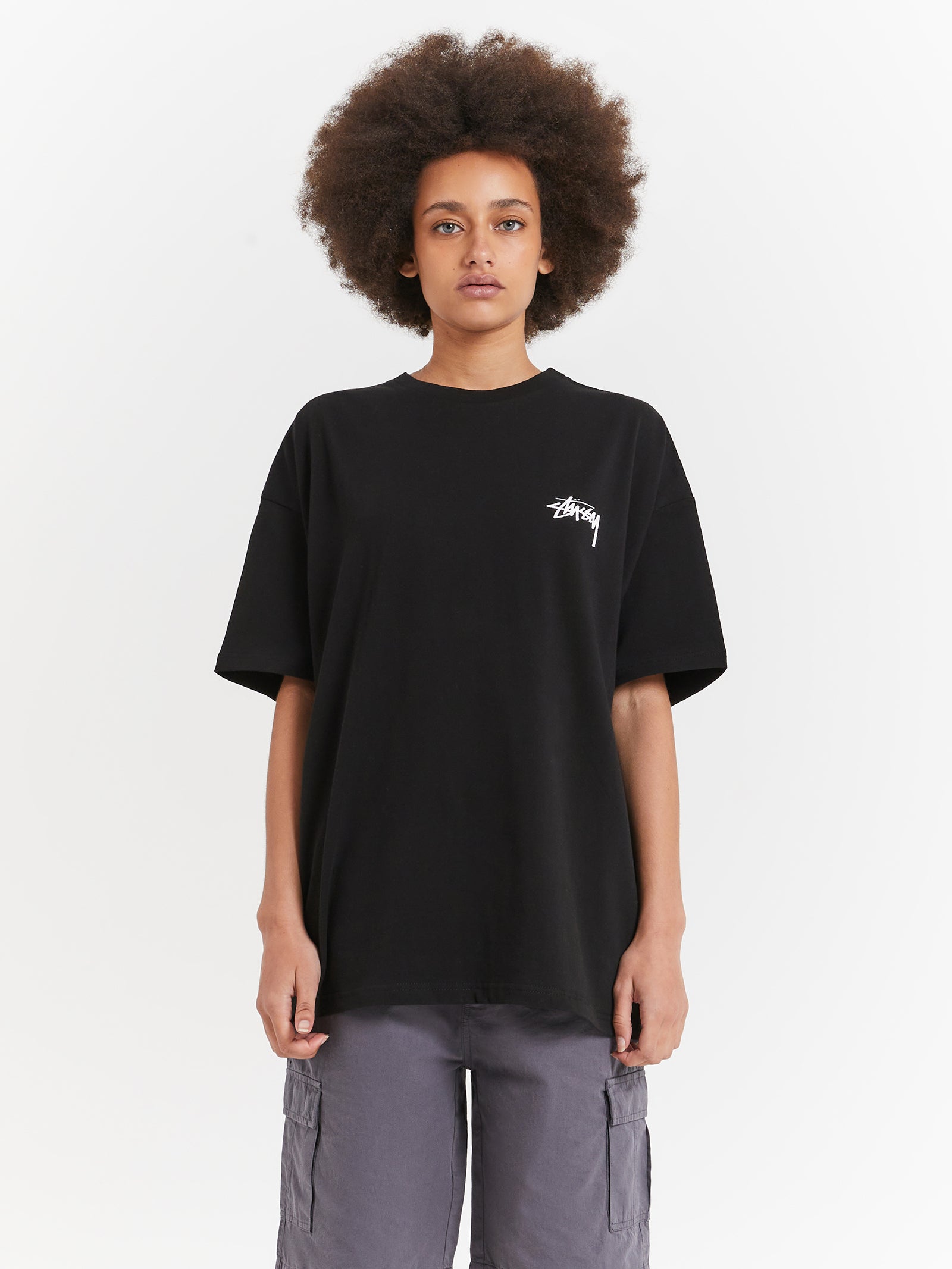 Pair Of Dice Heavyweight Relaxed T-Shirt in Black