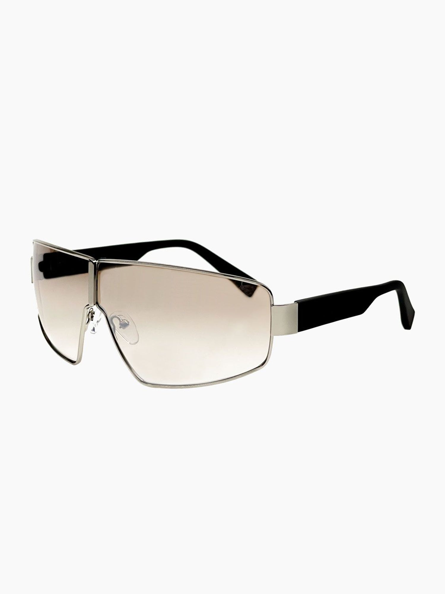 Paris Sunglasses in Silver & Brown