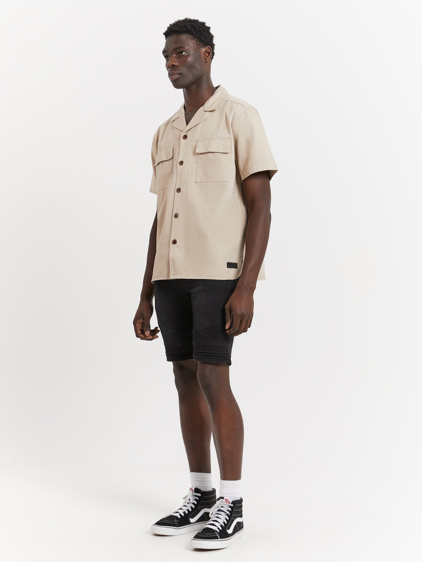 Pacific Short Sleeve Shirt in Bone