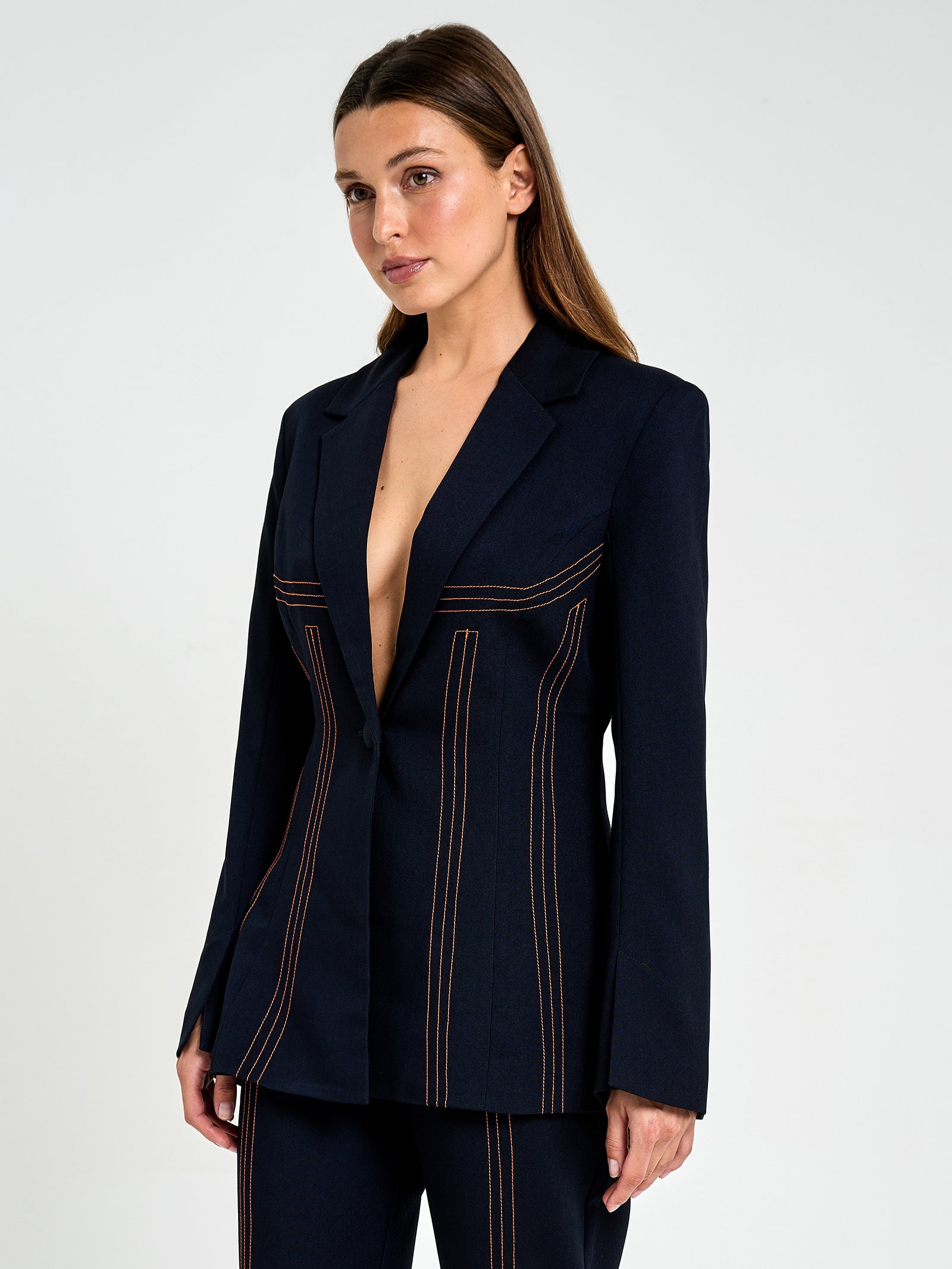 Keava Blazer in Space Blue