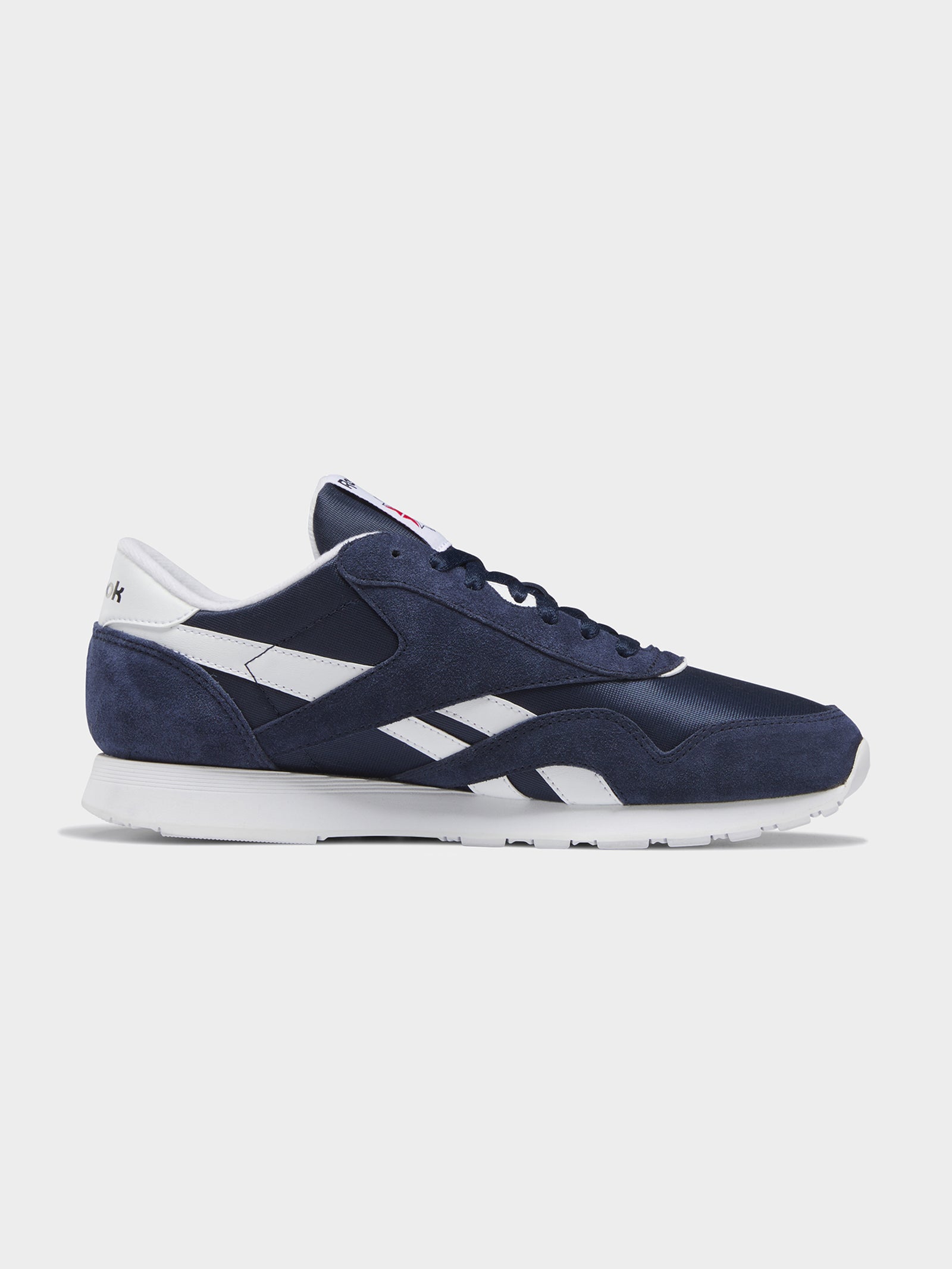 Unisex Classic Nylon Sneakers in Navy & White