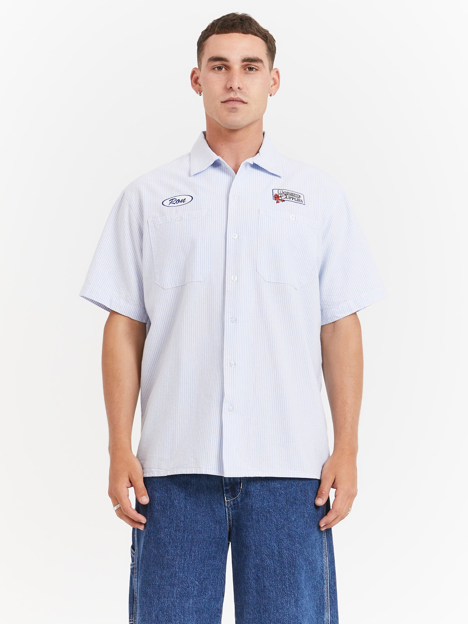 Tread Lightly Work Shirt in Float Blue