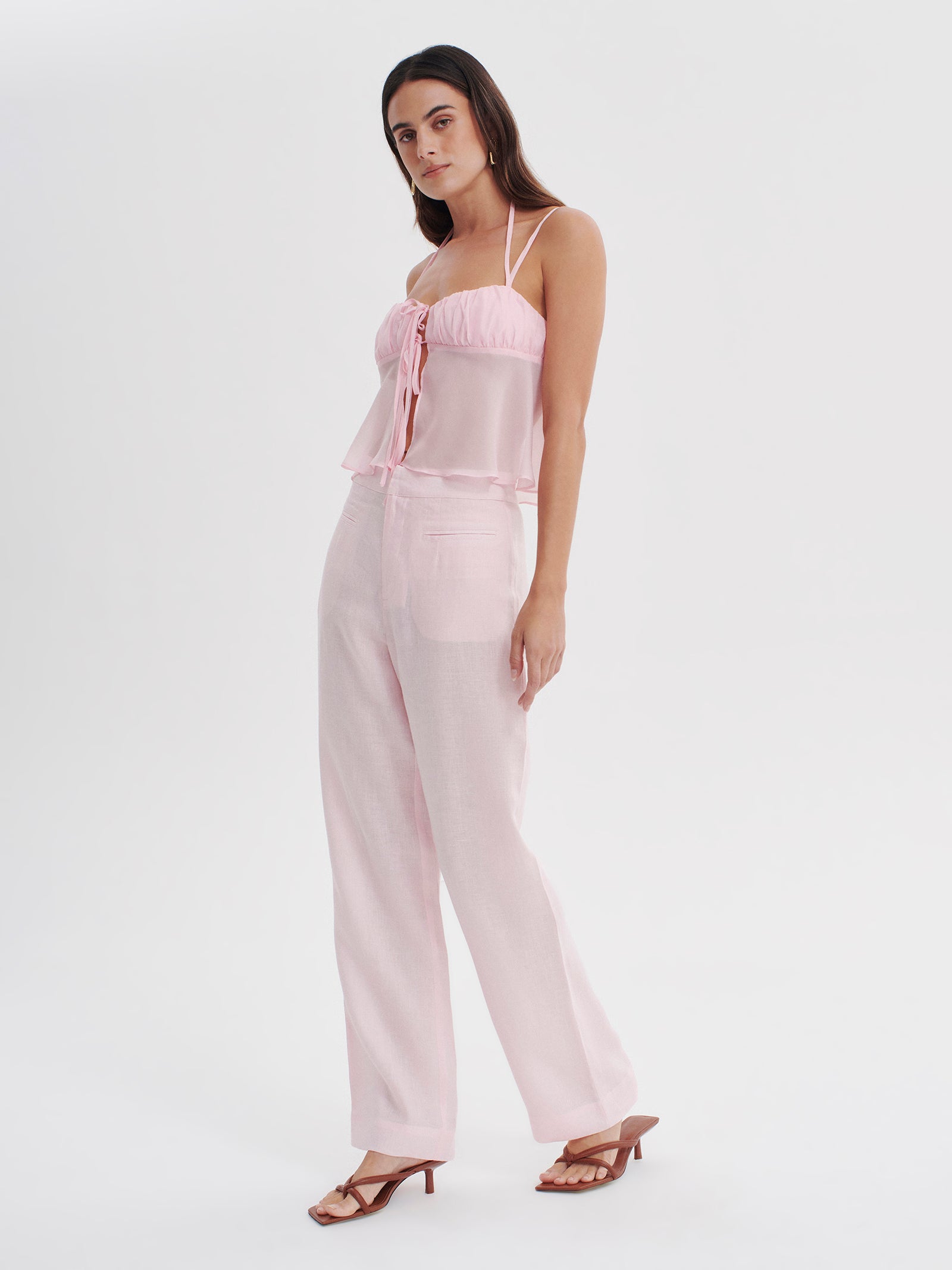 Dyllon Pants in Ballet Pink