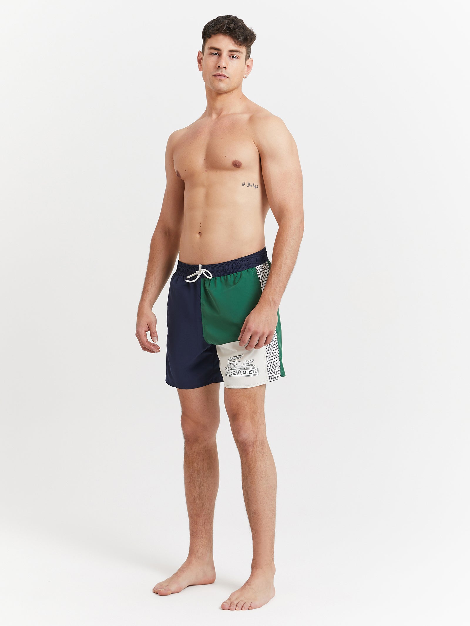 Neo Heritage Le Club Swim Shorts in Navy