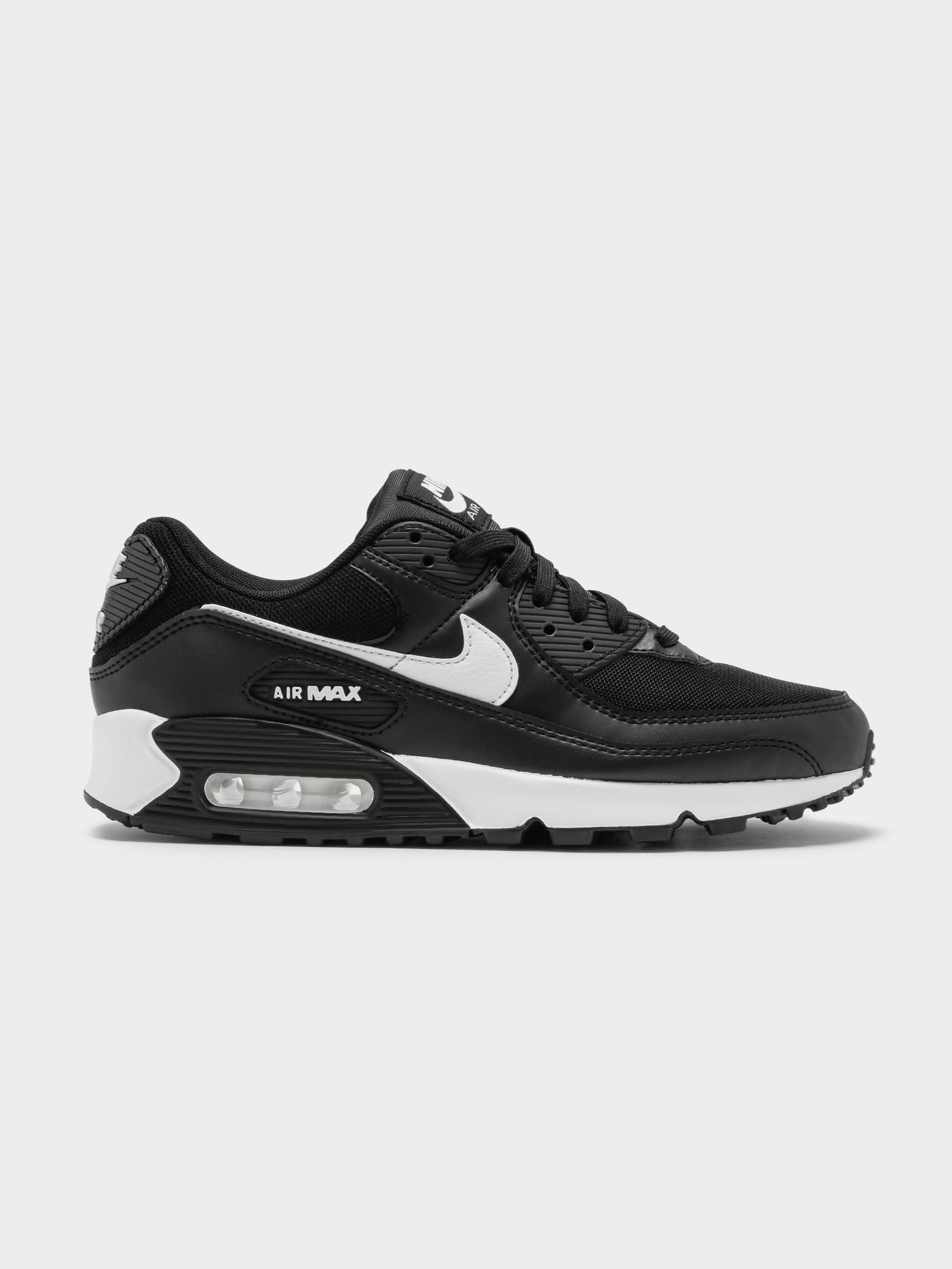 Womens Air Max 90 Sneakers in Black & White