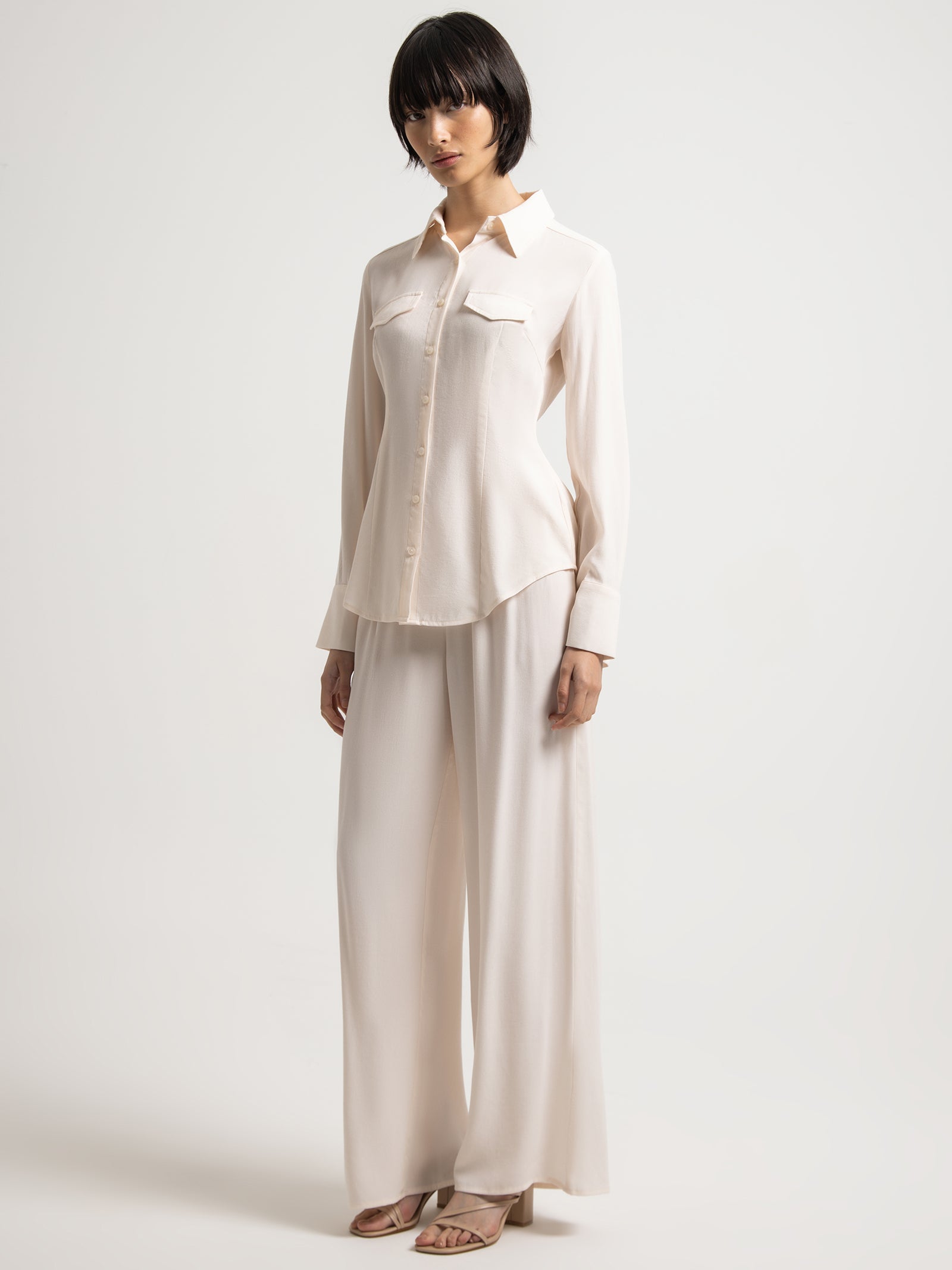 Mira Shirt in Cloud White