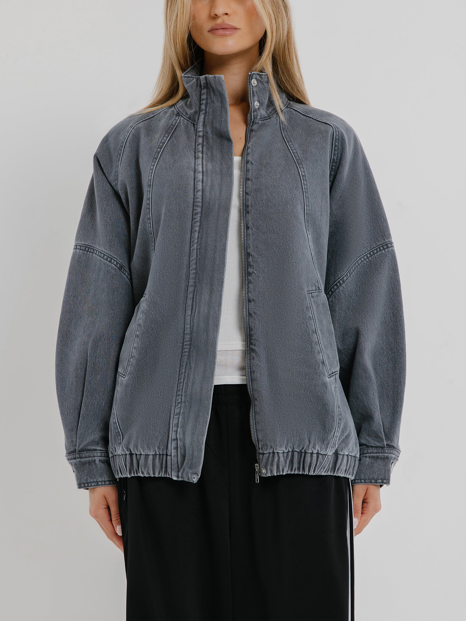 Phoebe Longline Bomber Jacket