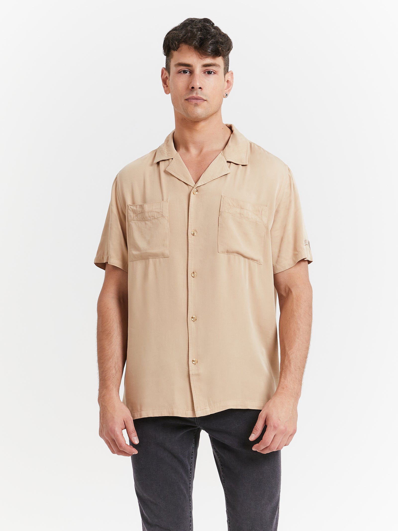 Midtown Shirt in Beige