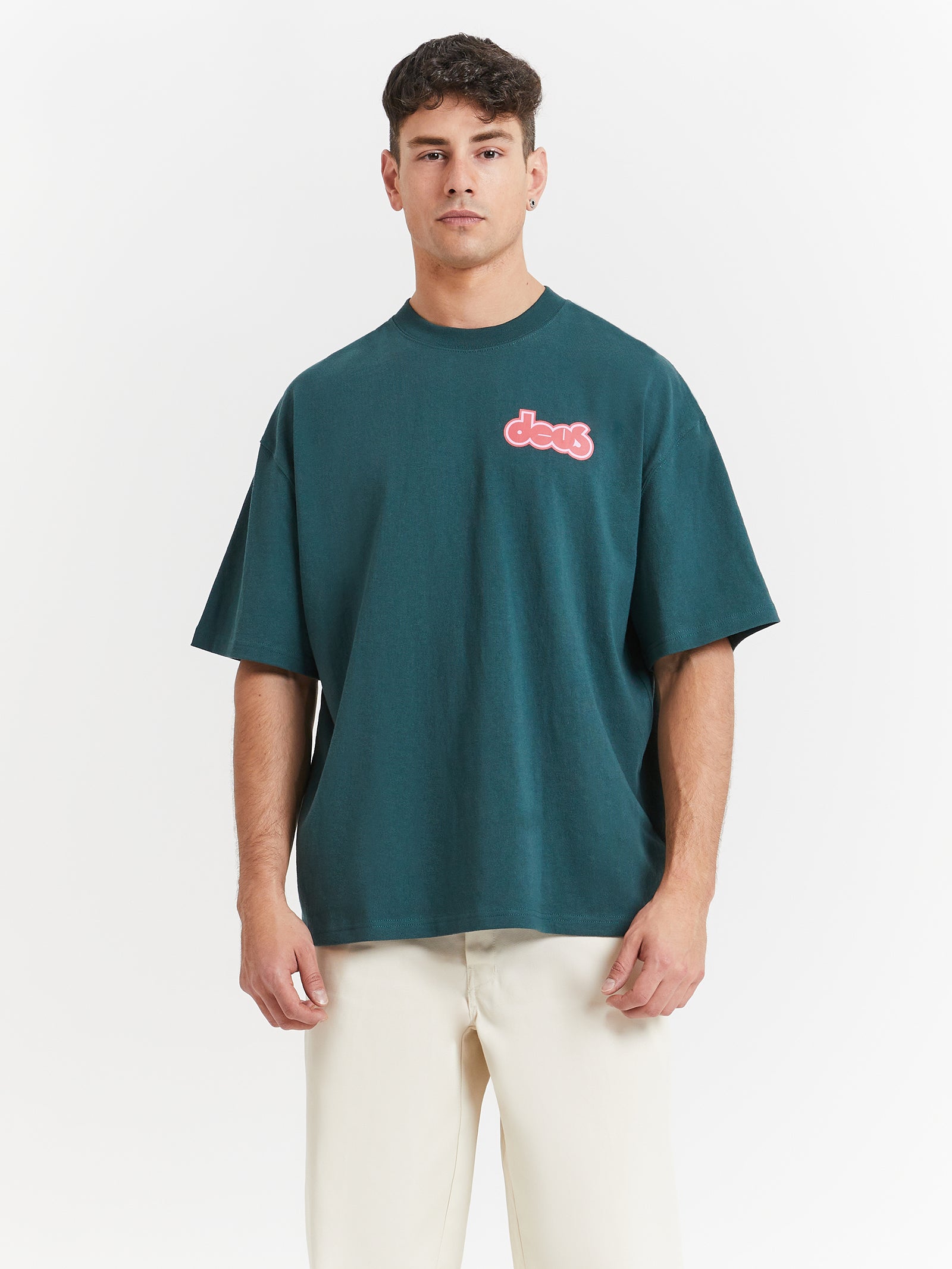 Power Roots T-Shirt in Trek Green