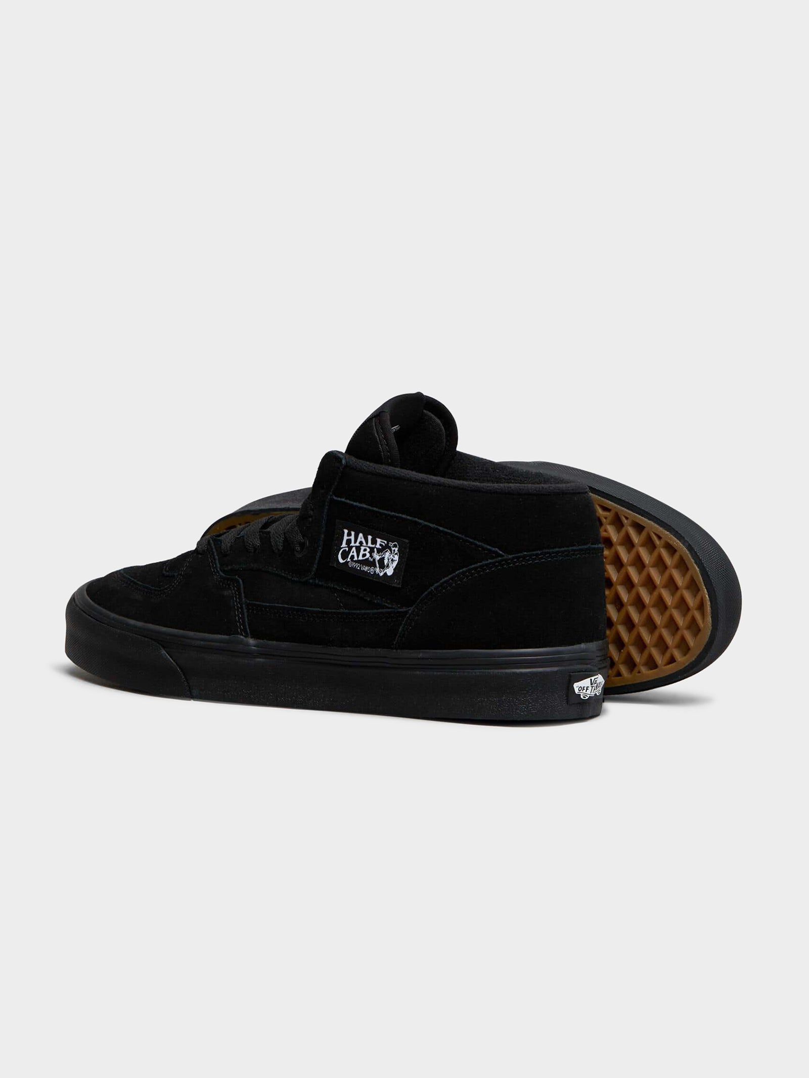 Mens Half Cab Sneakers in Black